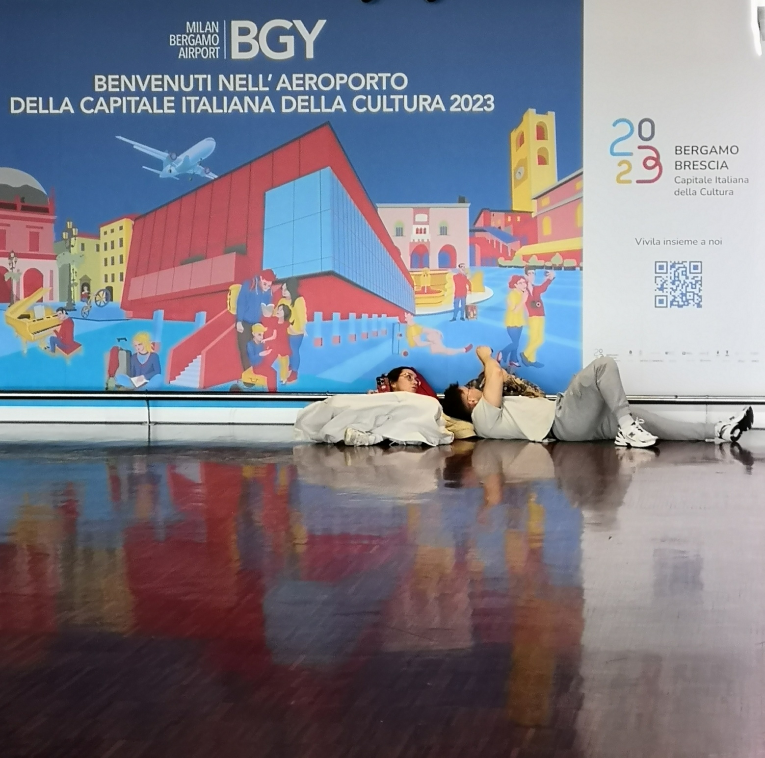 In attesa dell'aereo