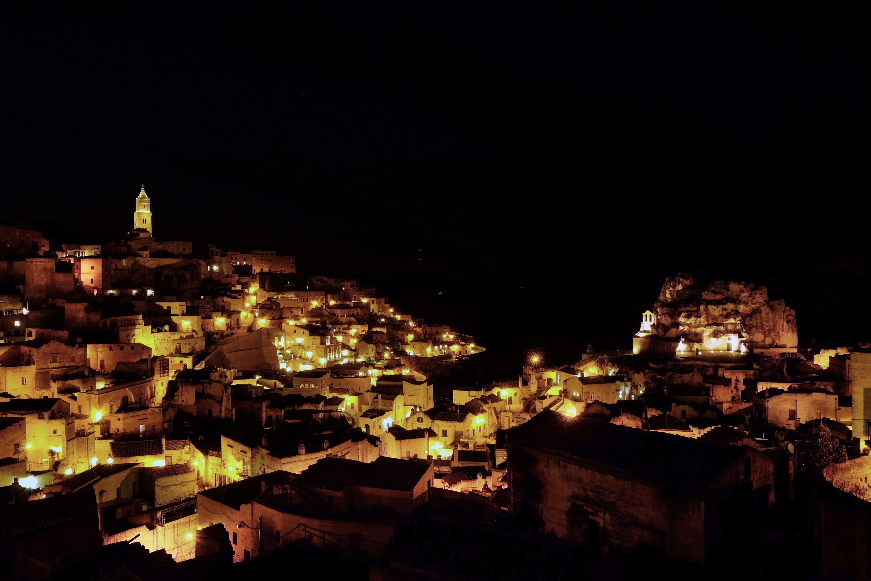 Matera by night