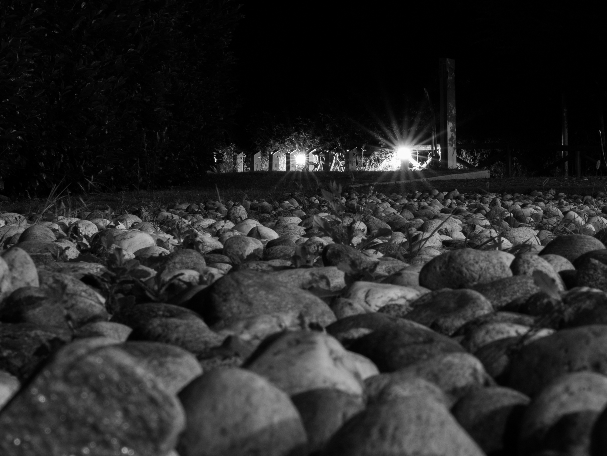 Light at the bottom of the... cobblestone.
