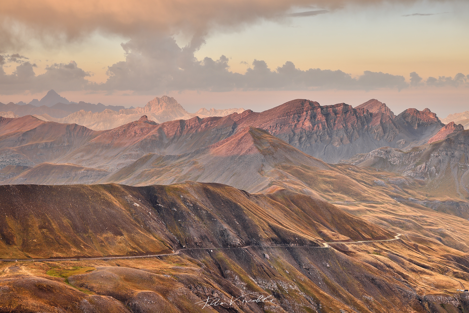 Le Alpi sud Occidentali dalla cima della Bonette