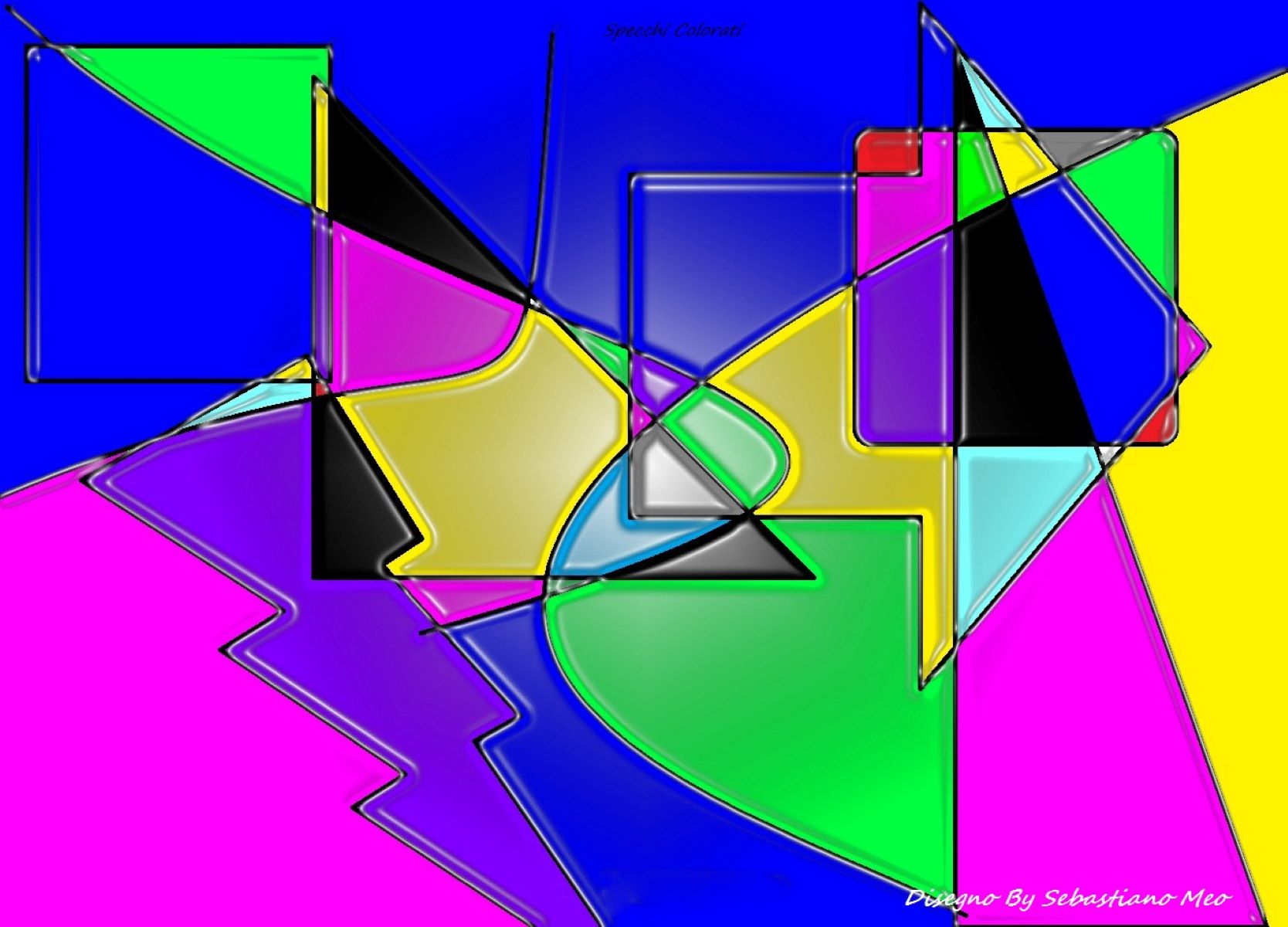 Foto da disegno colorato