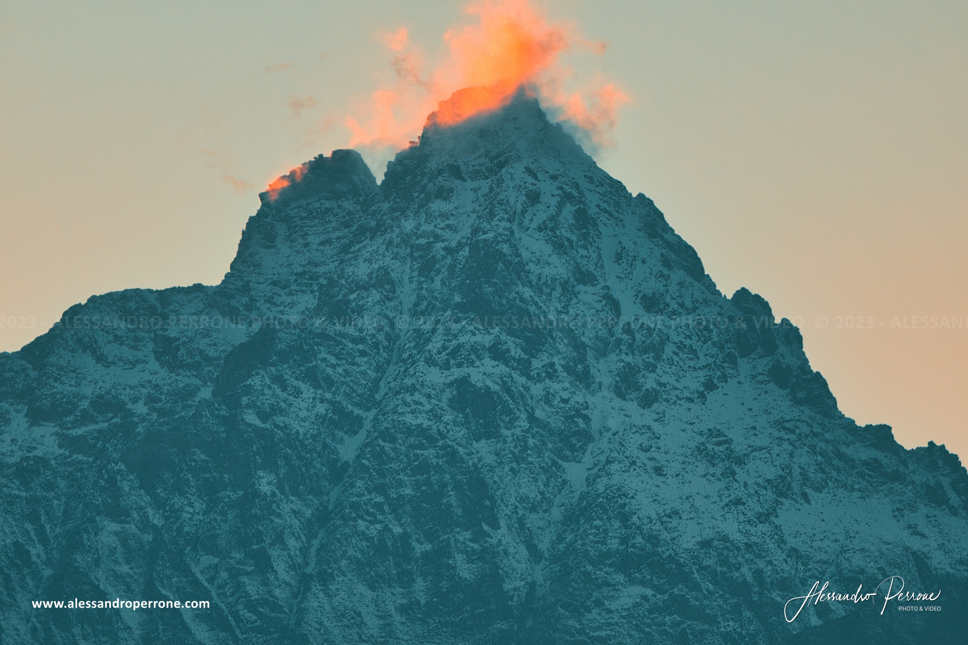 Monviso al crepuscolo