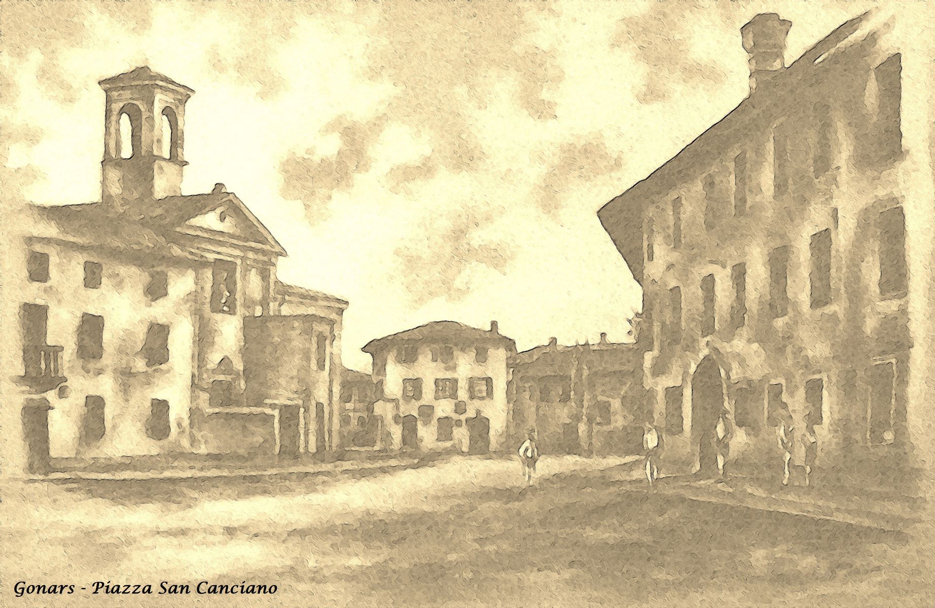 Foto da Cartolina - Gonars - Ud -