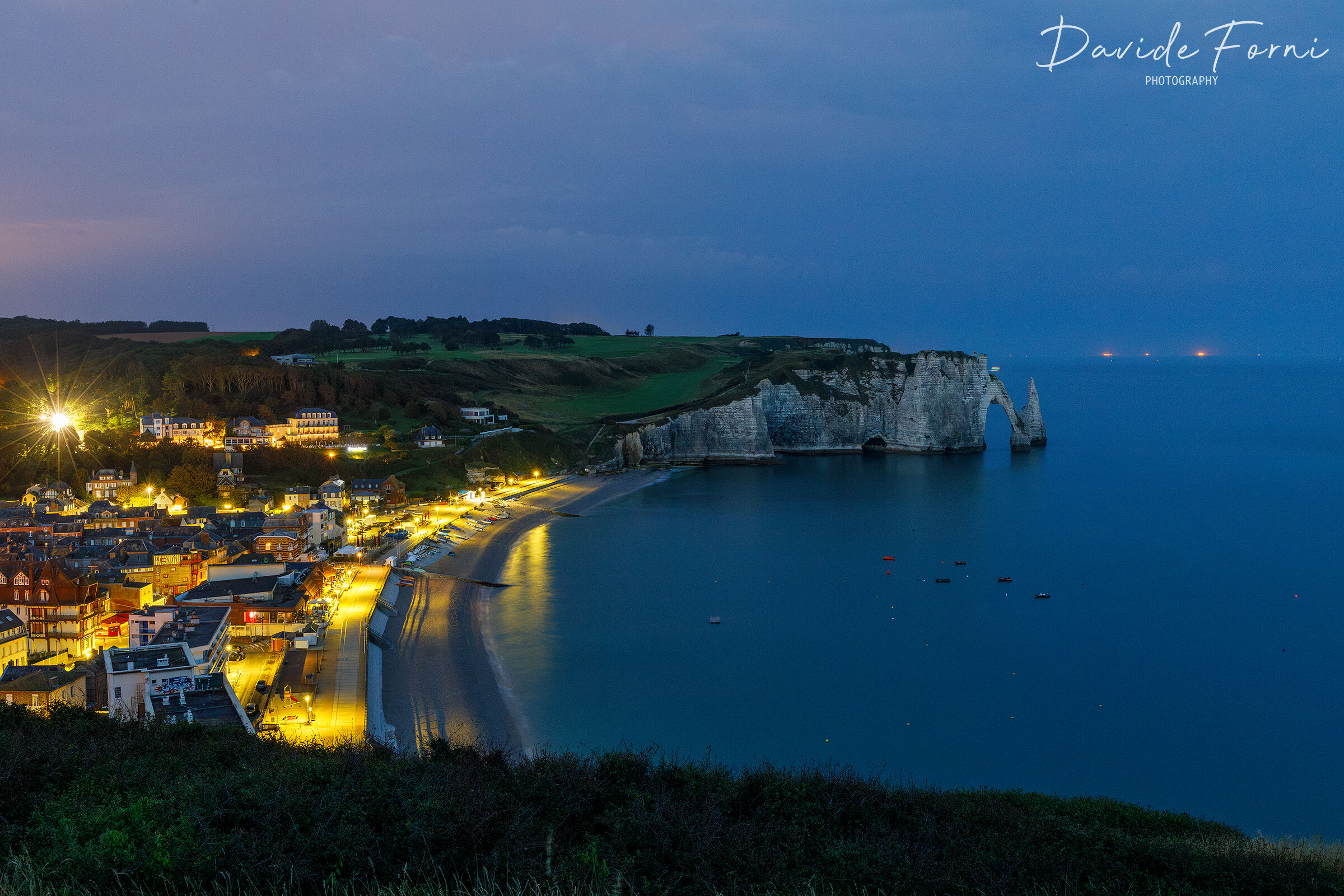 Sunrise over Etretat