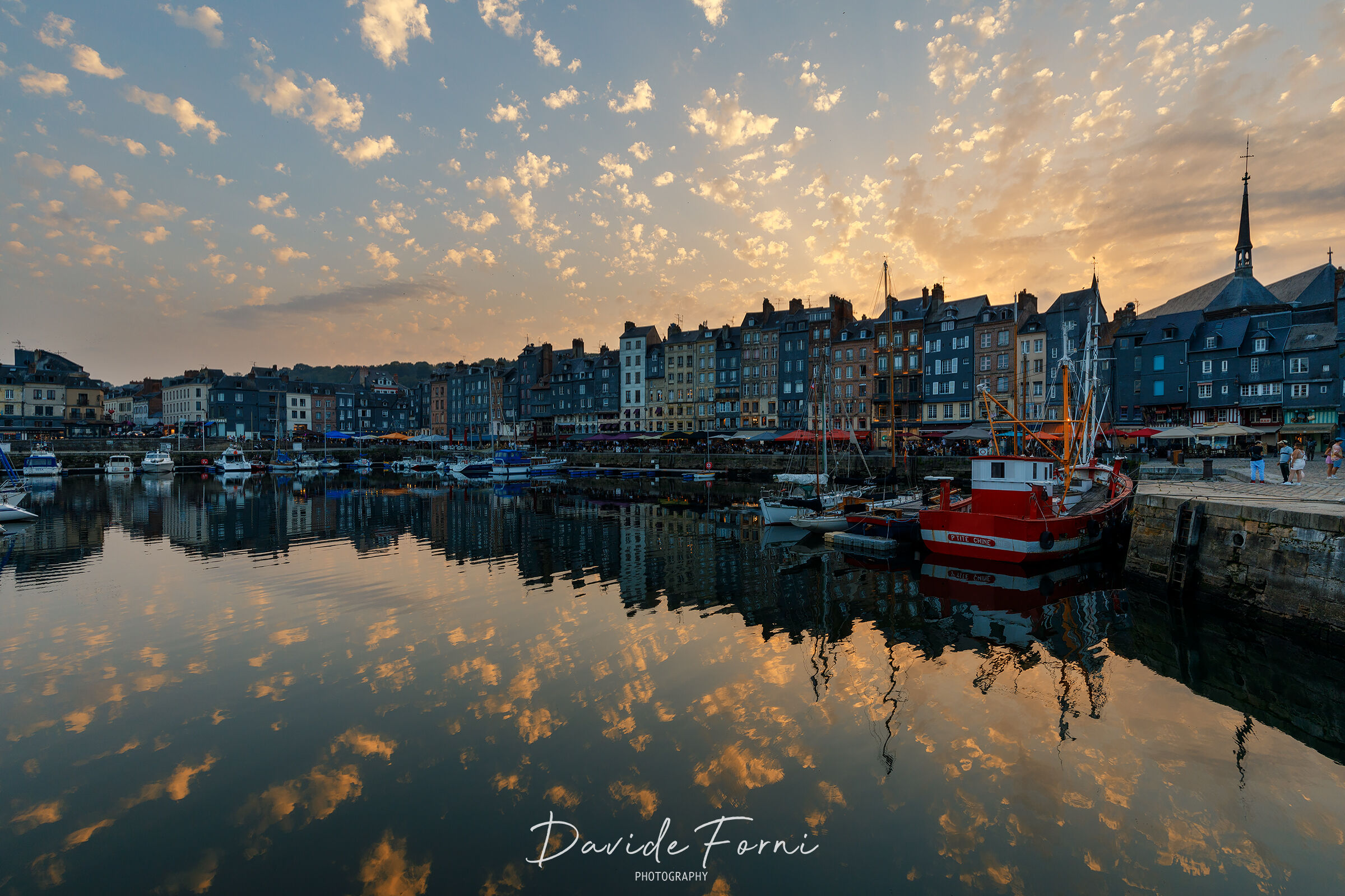 Tramonto su Honfleur