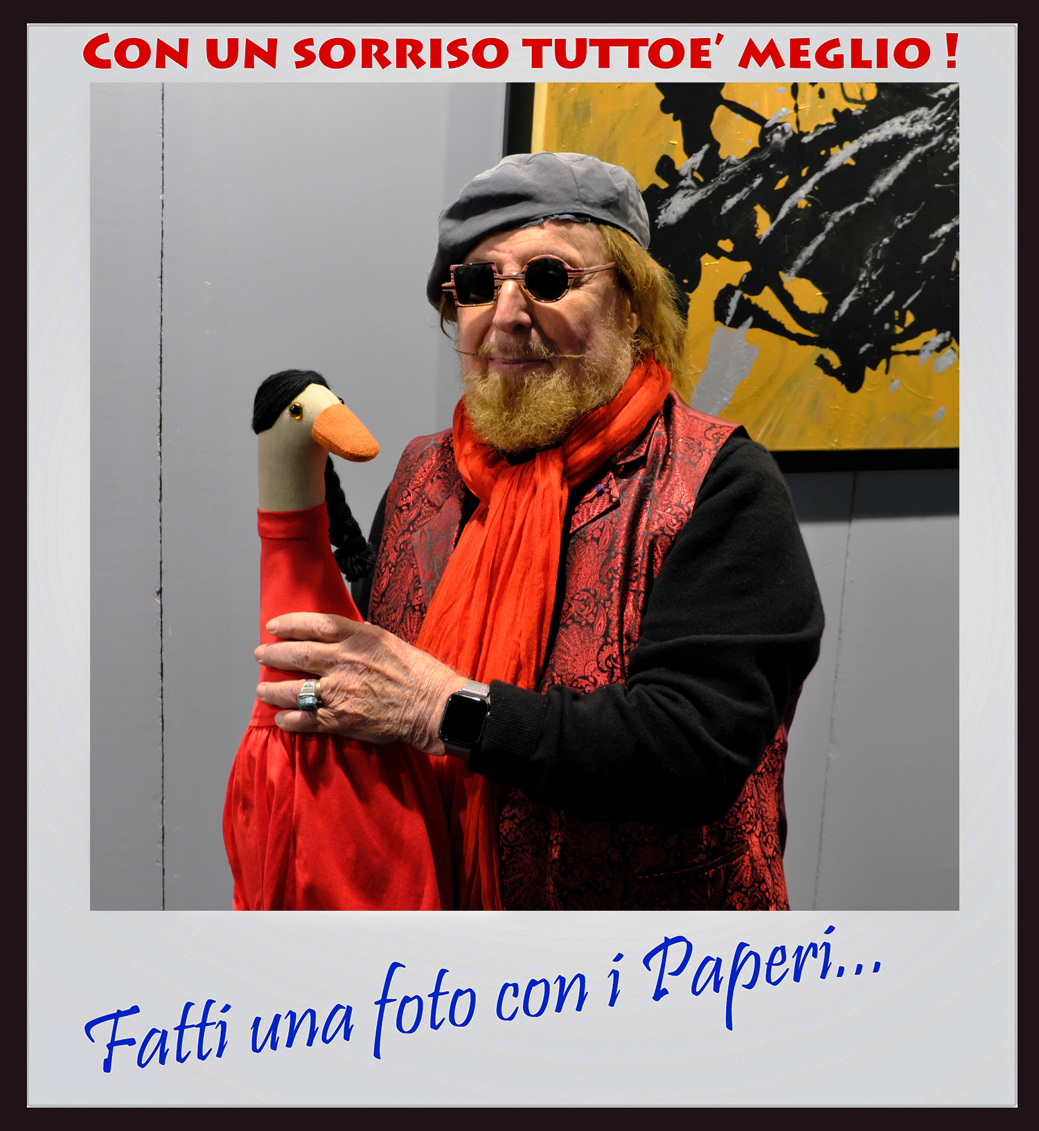 #fattiunafotoconipaperi (con il maestro Gabriel-Aldo)