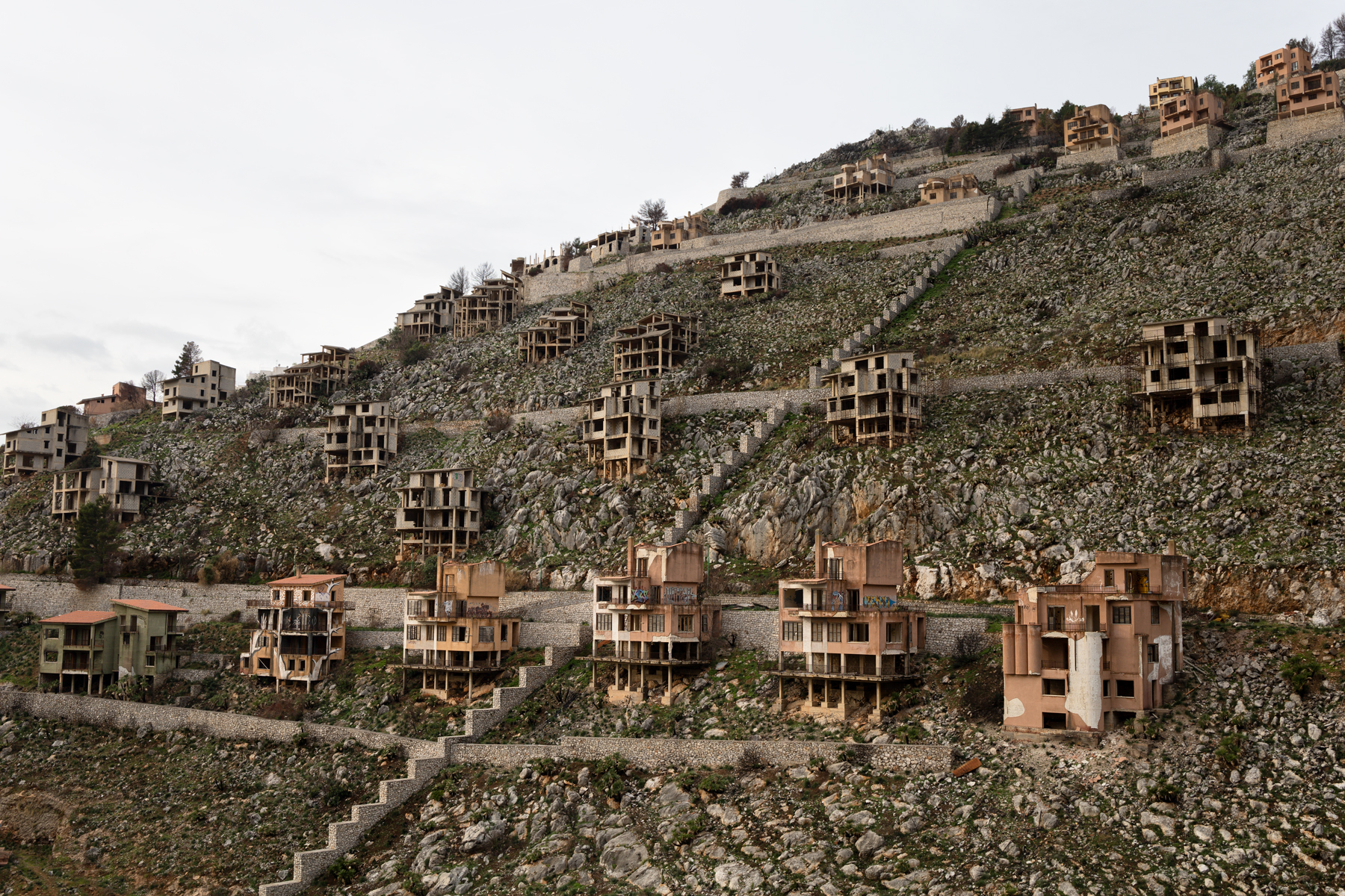 Human landscape with natural elements