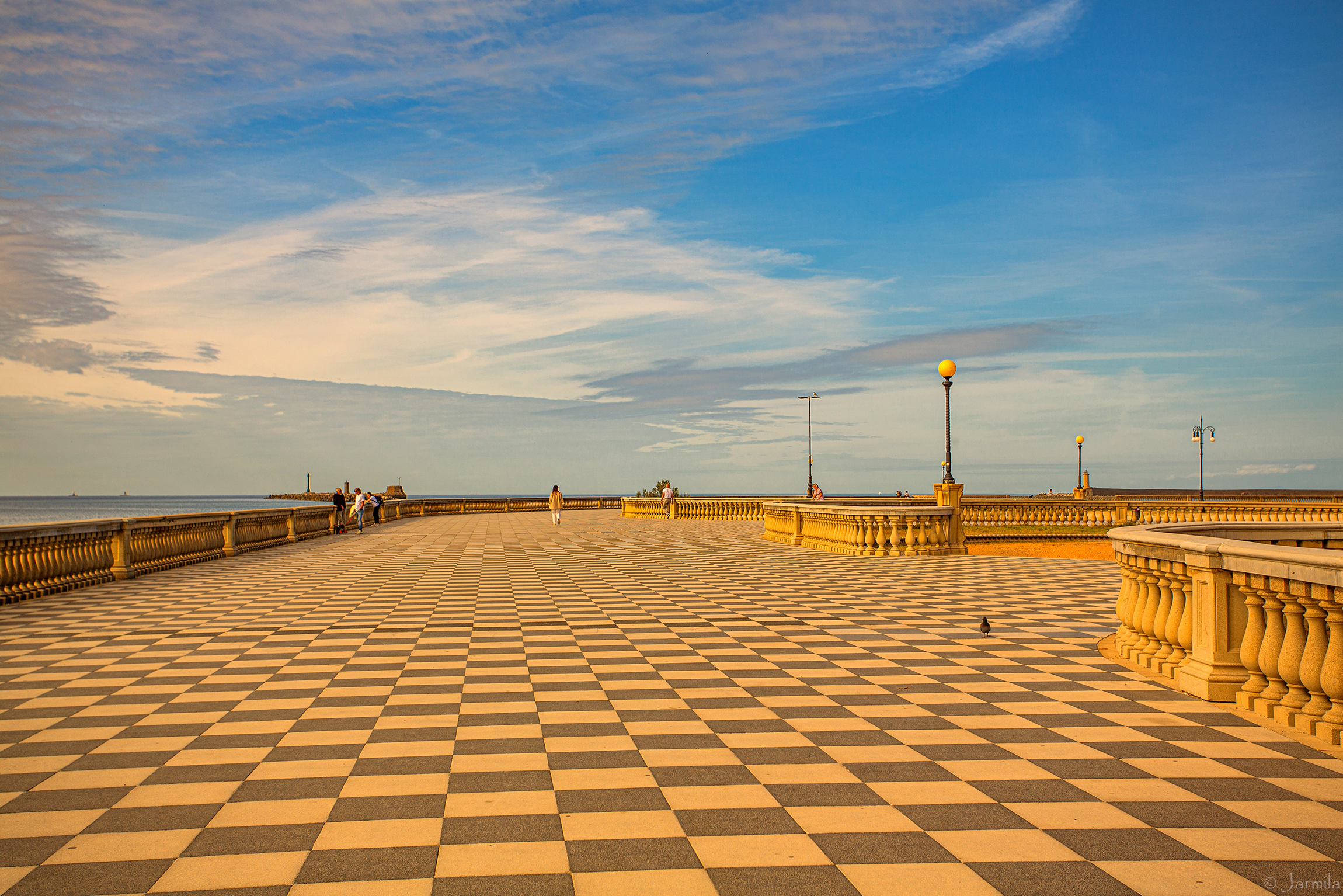 Terrazza Mascagni in una giornata di sole