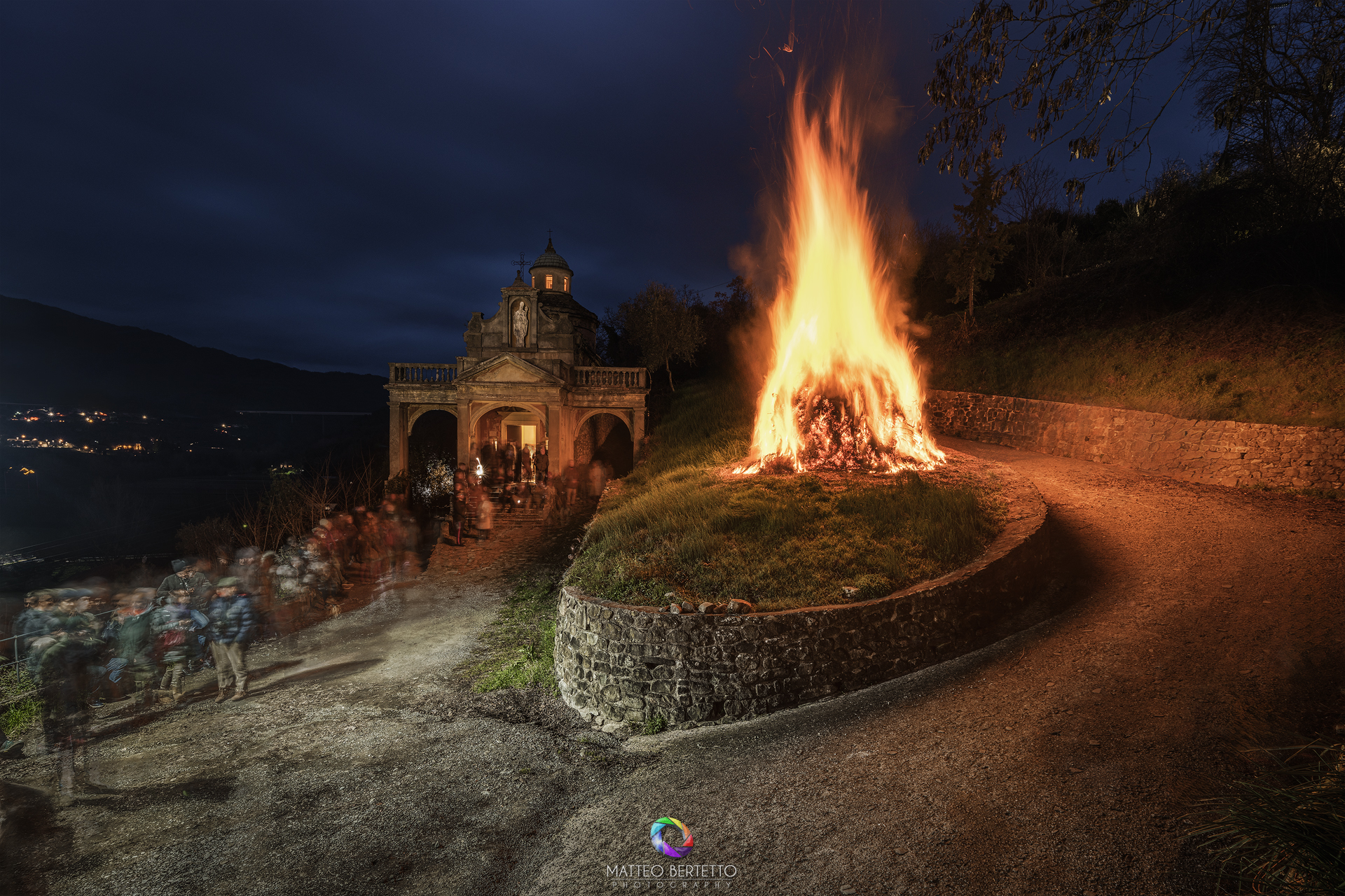 Pontremoli - bonfire of Sant'Ilario
