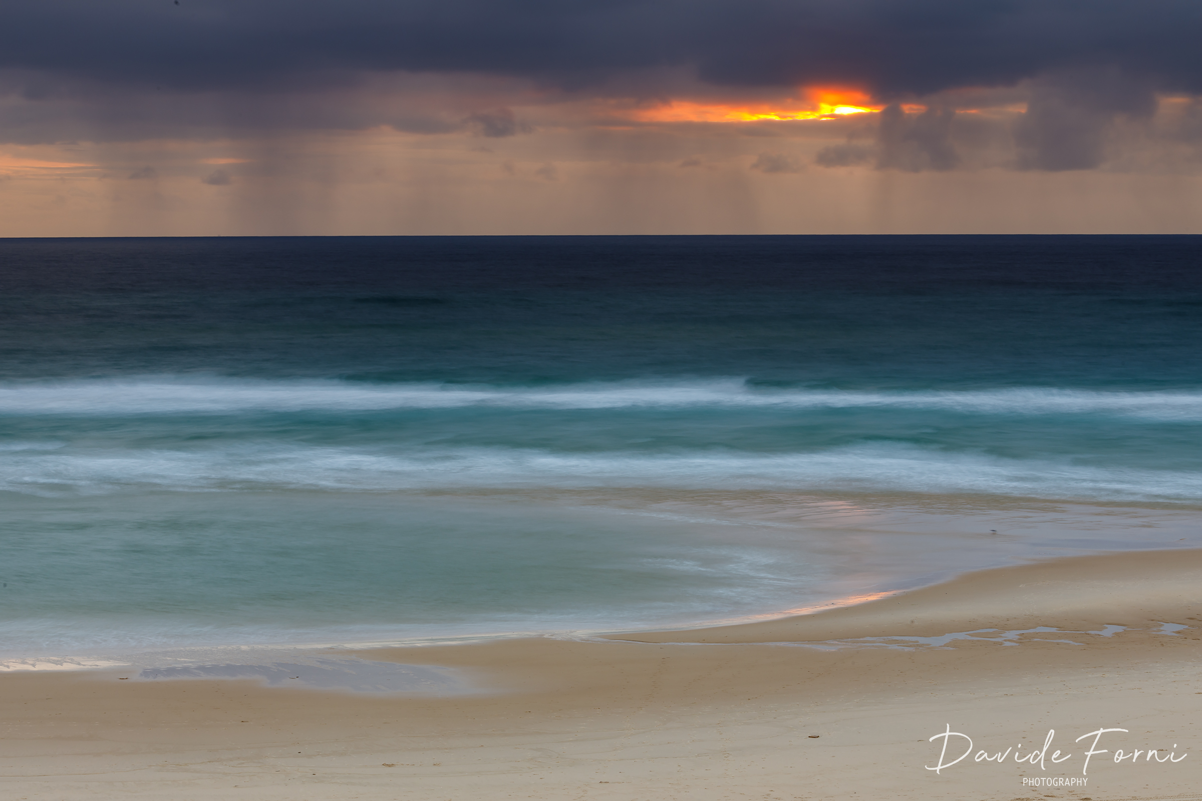 Oceanic Sunset - Oil On Canvas