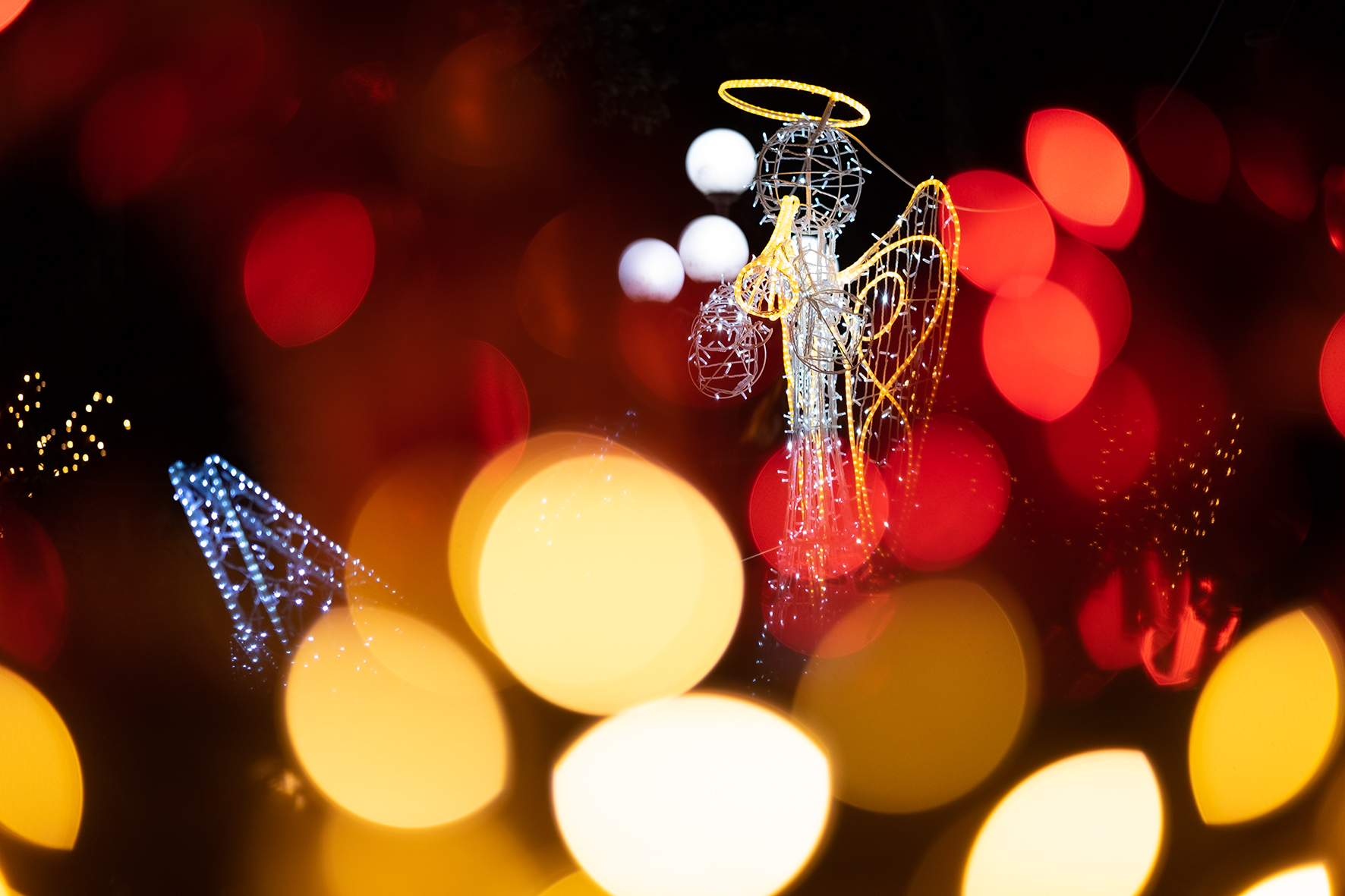 Christmas lights in Messina