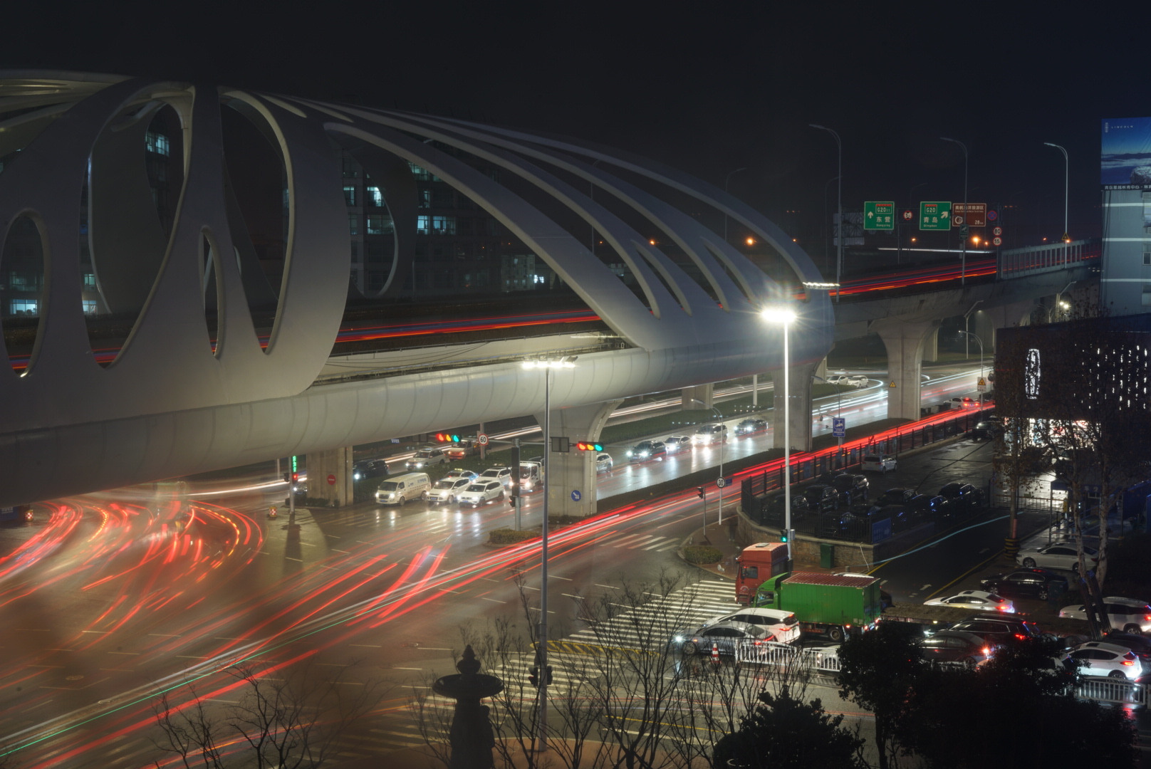 Dalla finestra dell'hotel