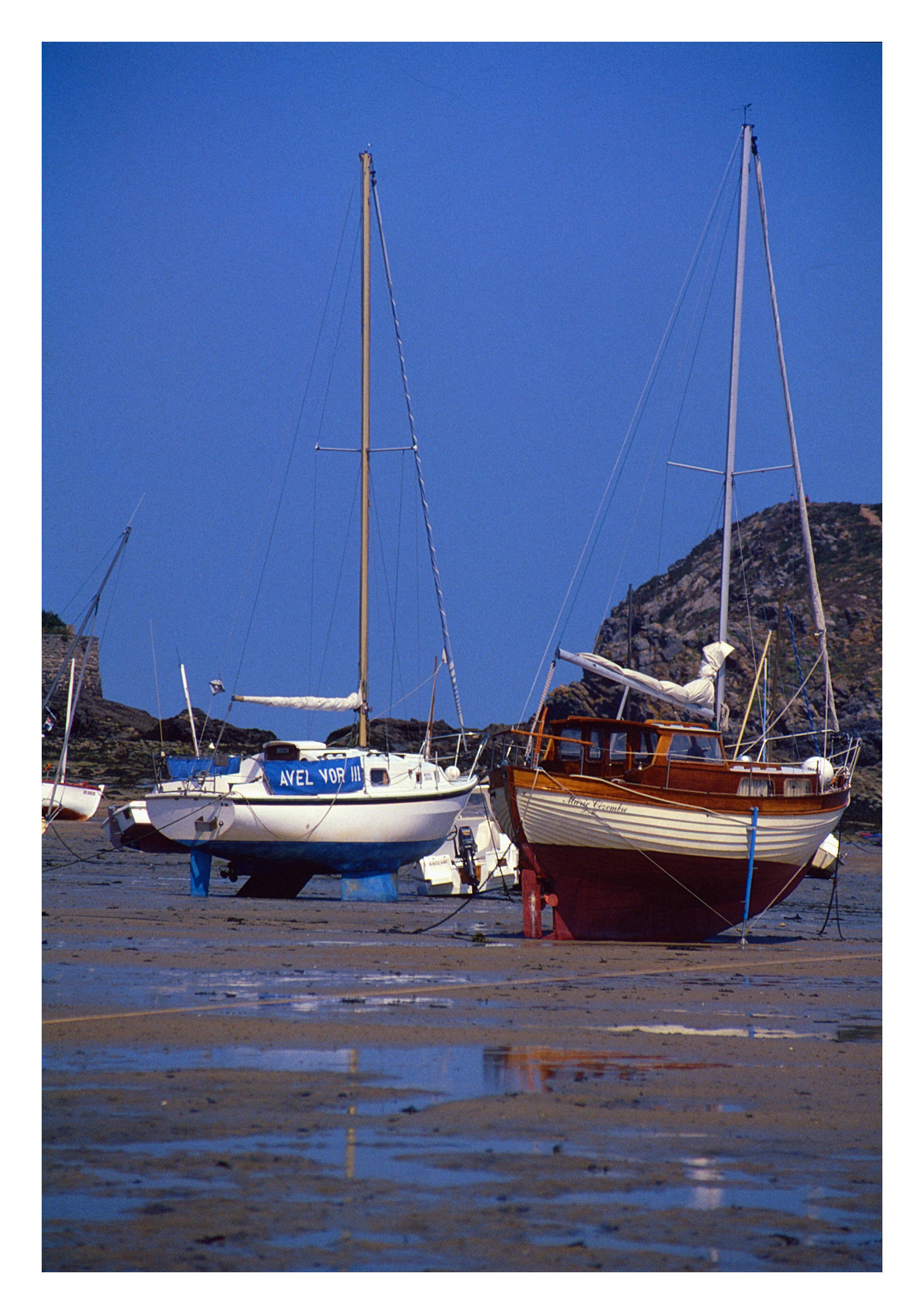 Barca a vela tradizionale Bretone.