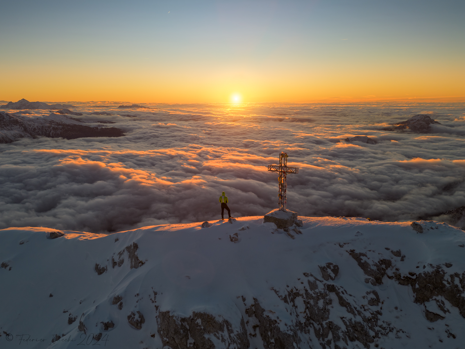 Sunrise at high altitude