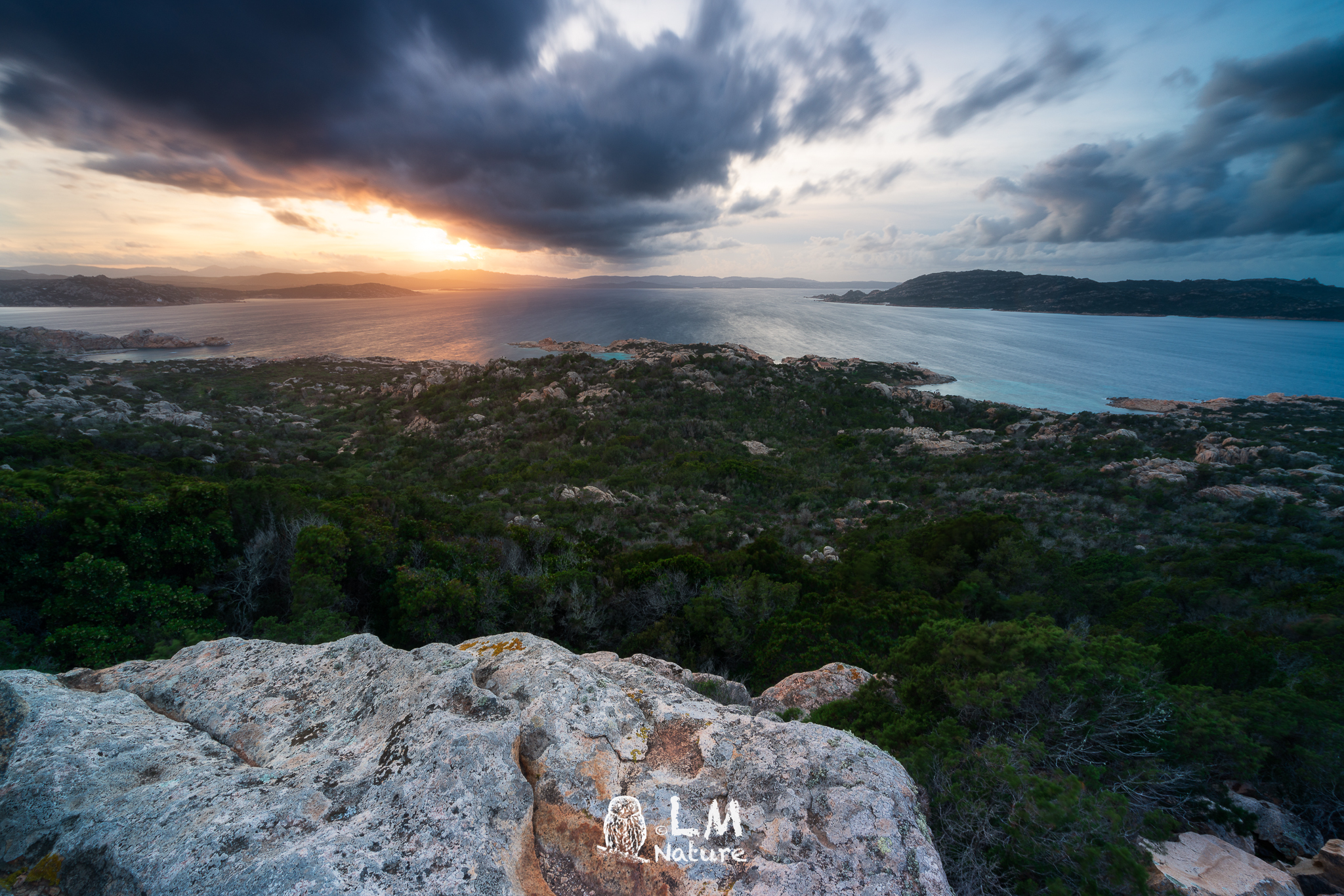 Tramonto in panoramica