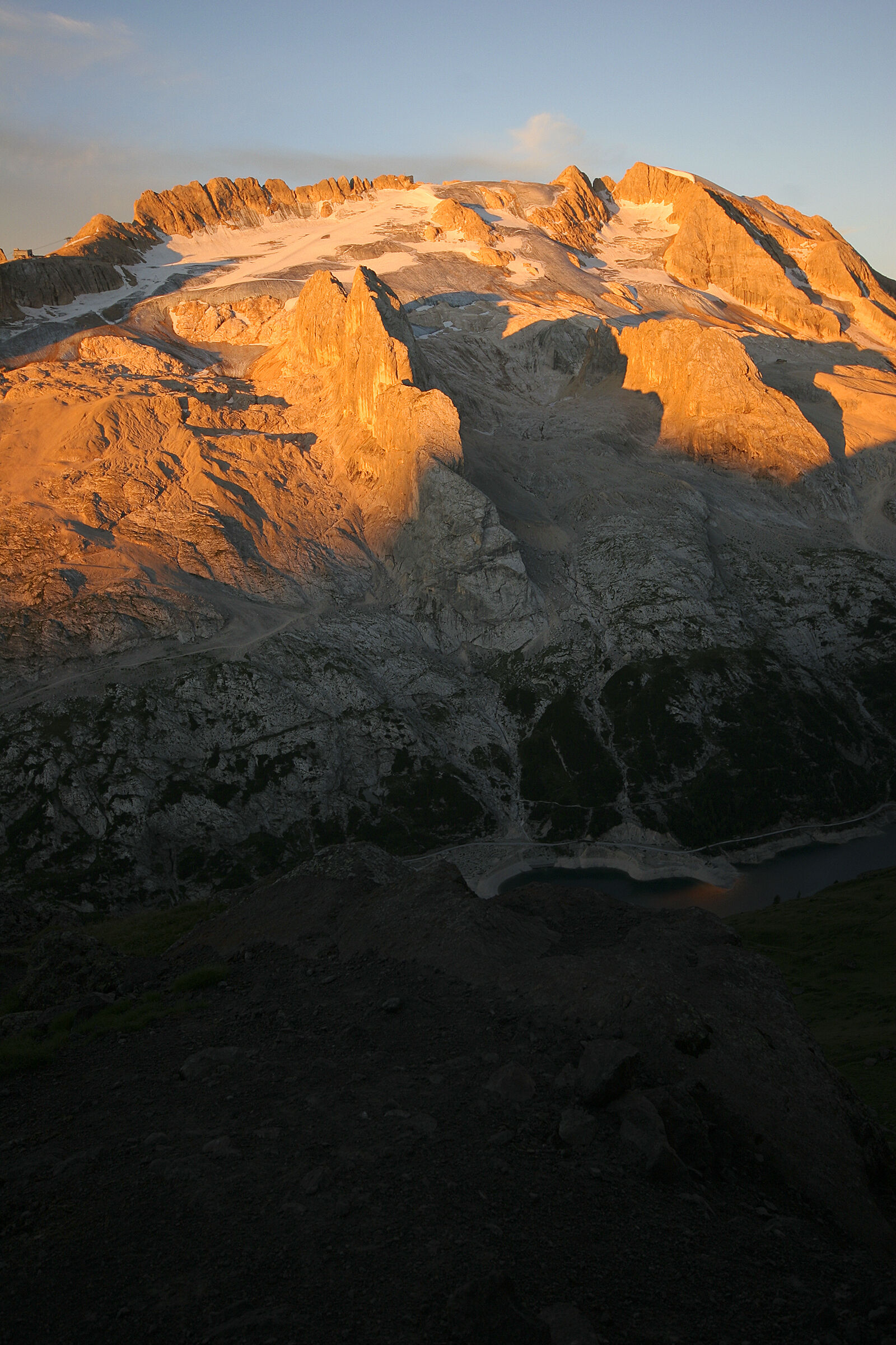 Marmolada at dawn
