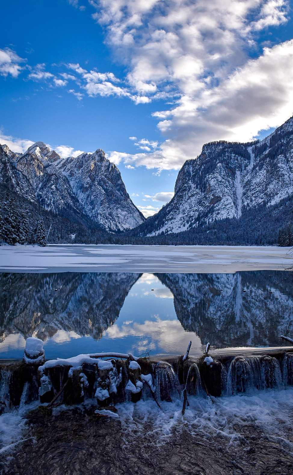 In winter ... on the lake