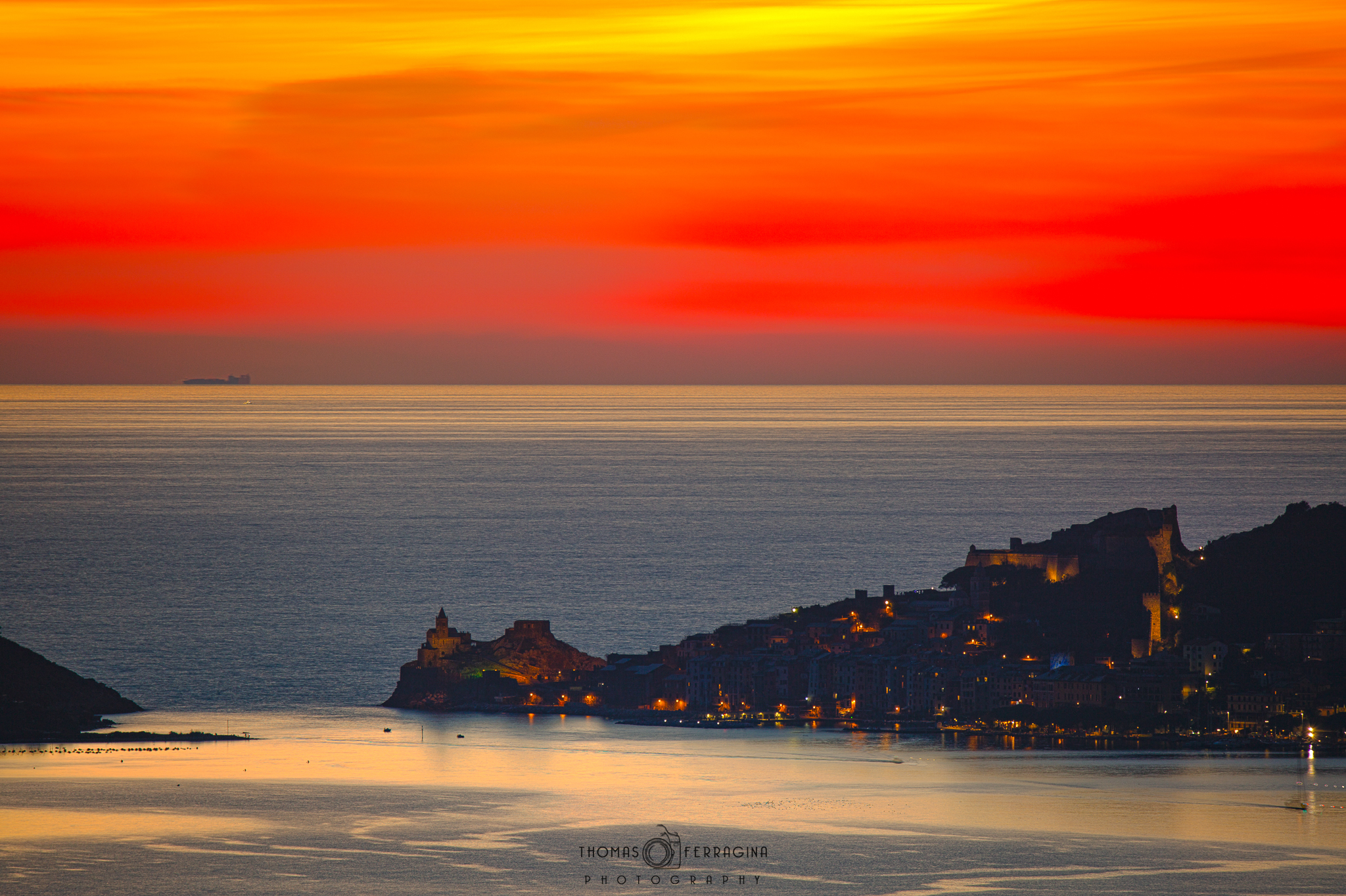 Portovenere at sunset