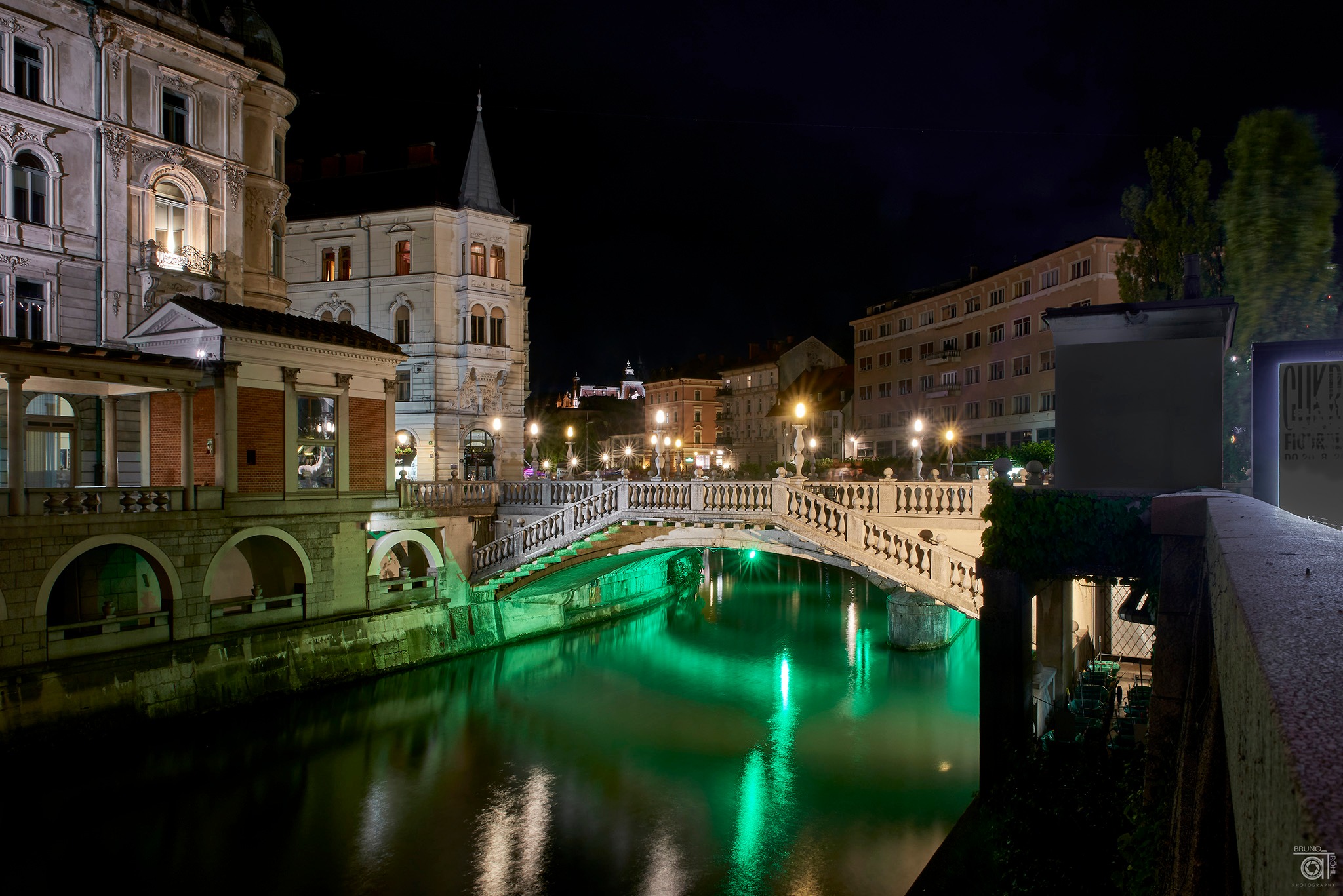 Ljubliana di notte