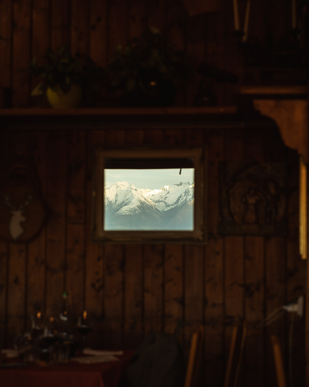 Outside the world is