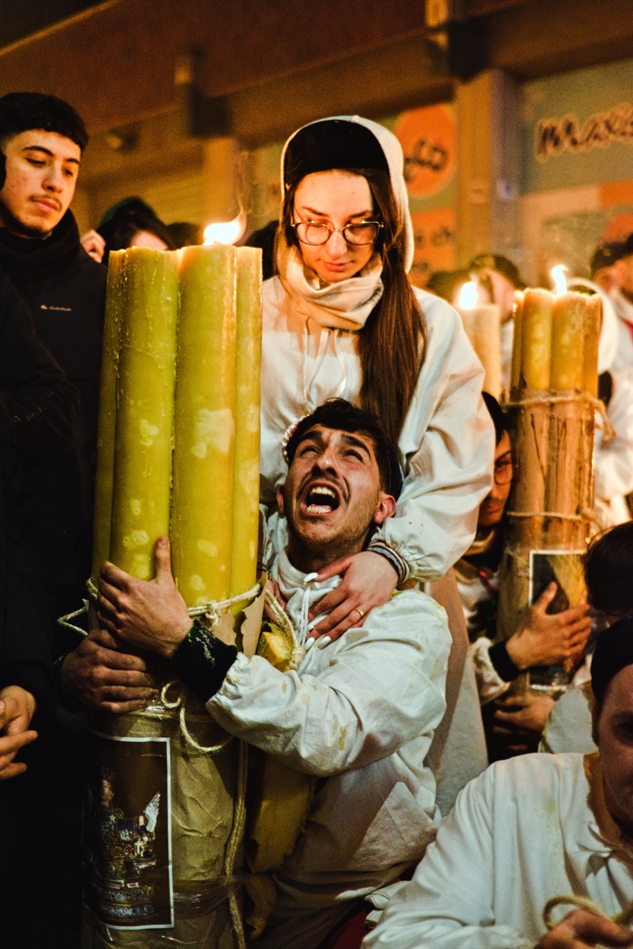 The prayers of the devotees of St. Agatha