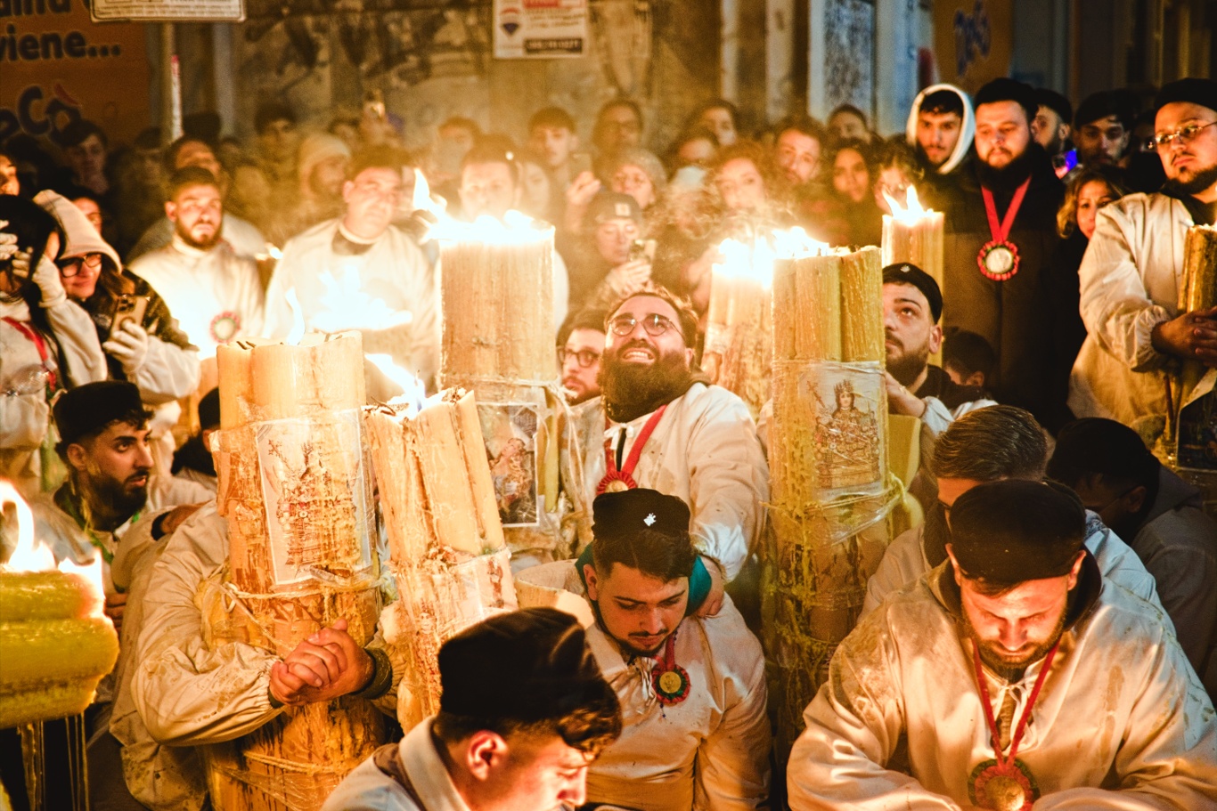 The prayers of the devotees of St. Agatha