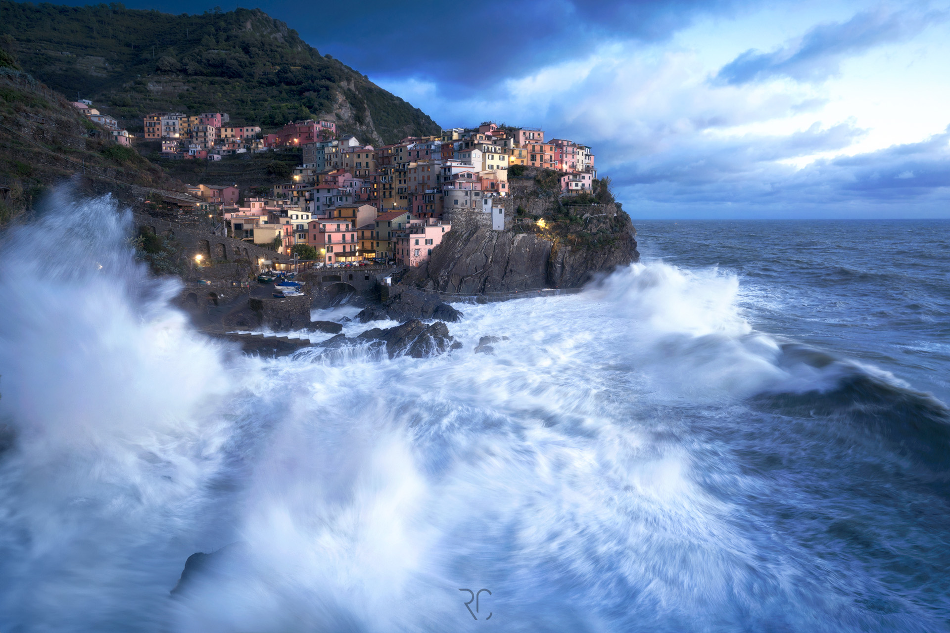 Blue Hour Manarola