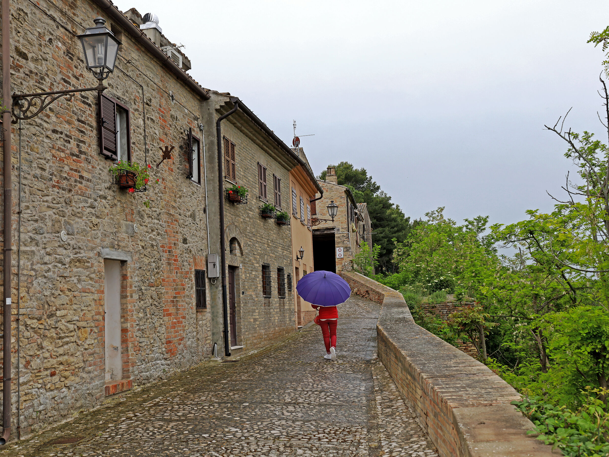 Pioggia a Torre di Palme