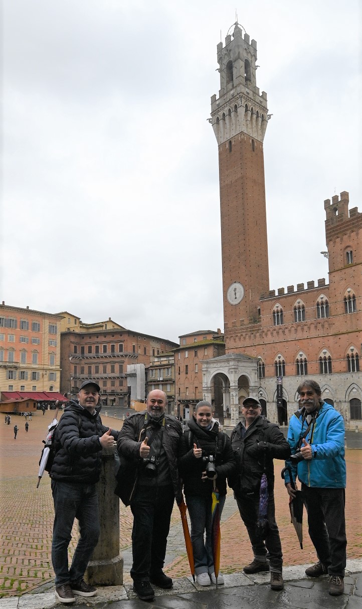Improvisato incontro a Siena