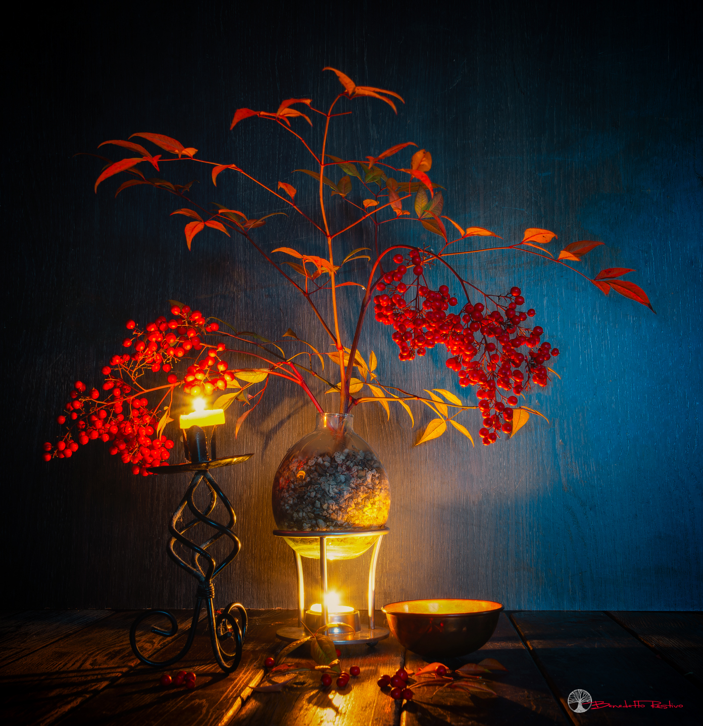 nandina al lume di candela.....2