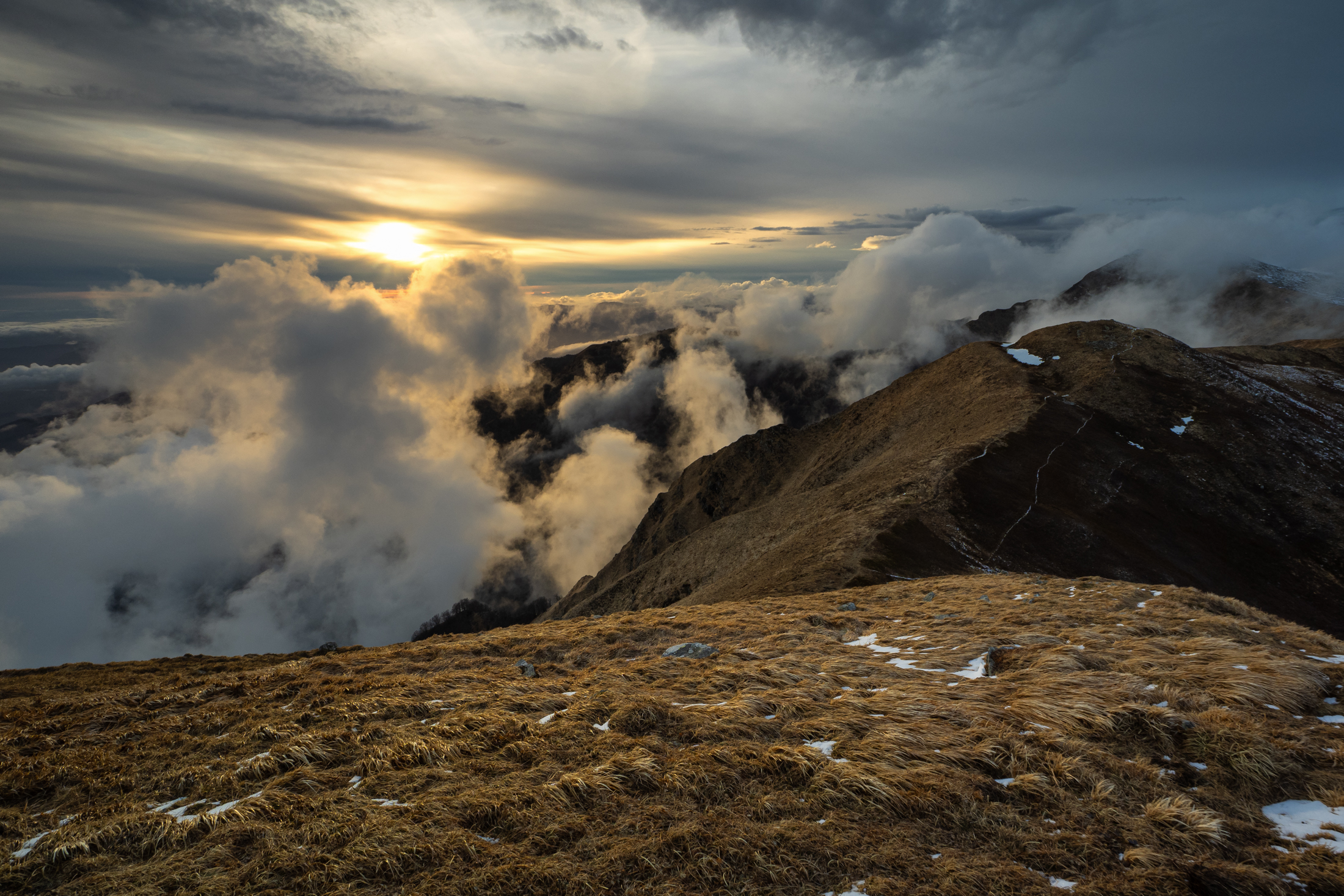 Il crinale senza neve...