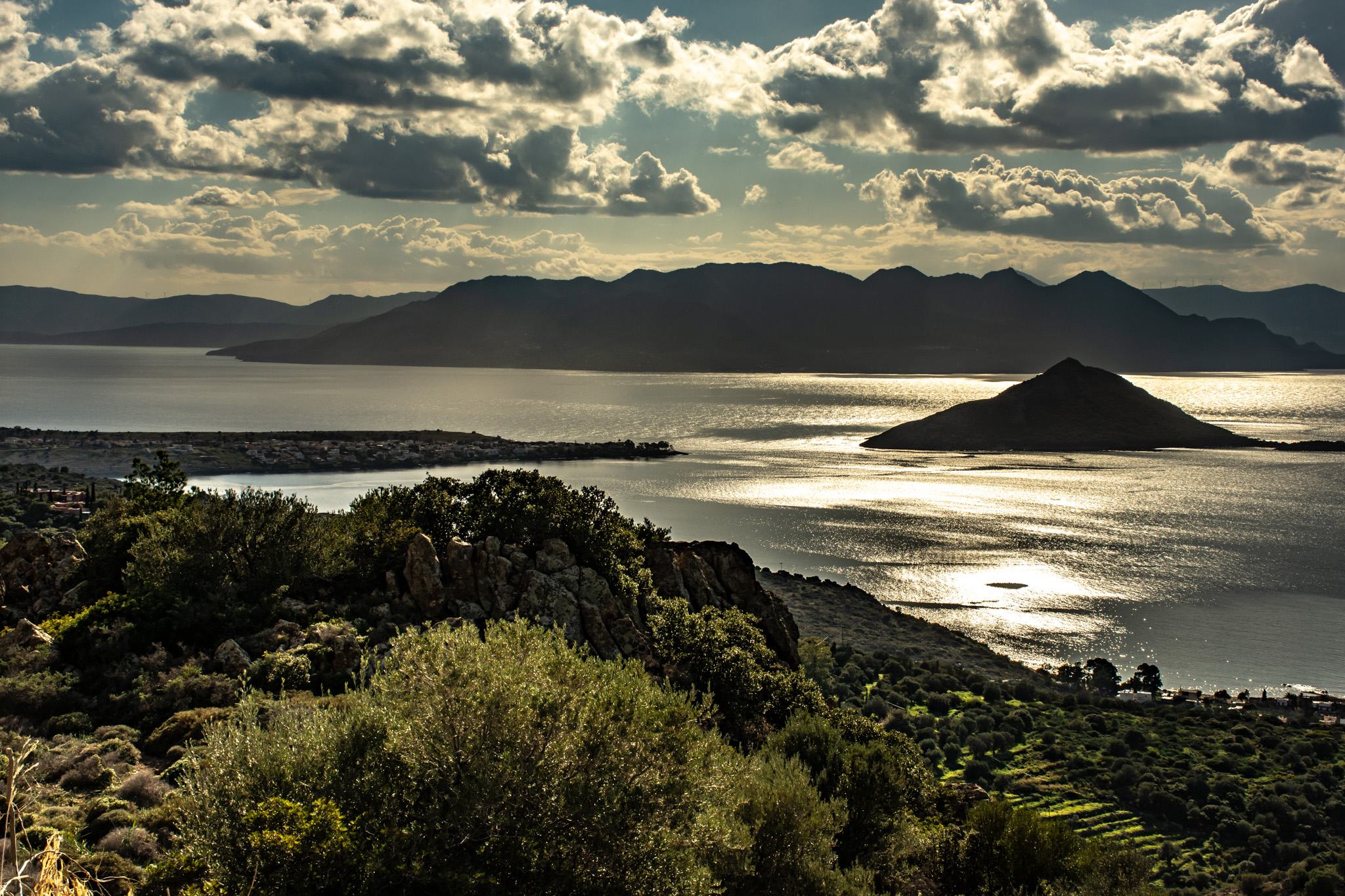 Tramonto isole Saroniche