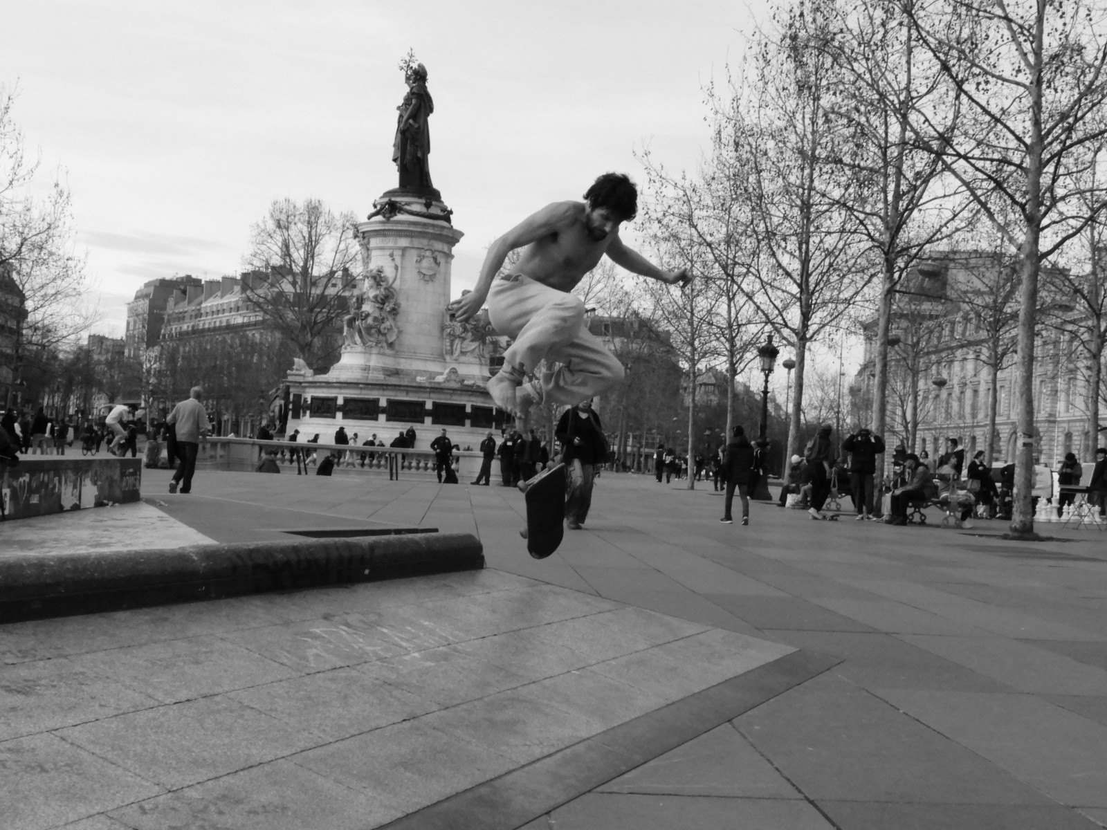 Pure street in Paris