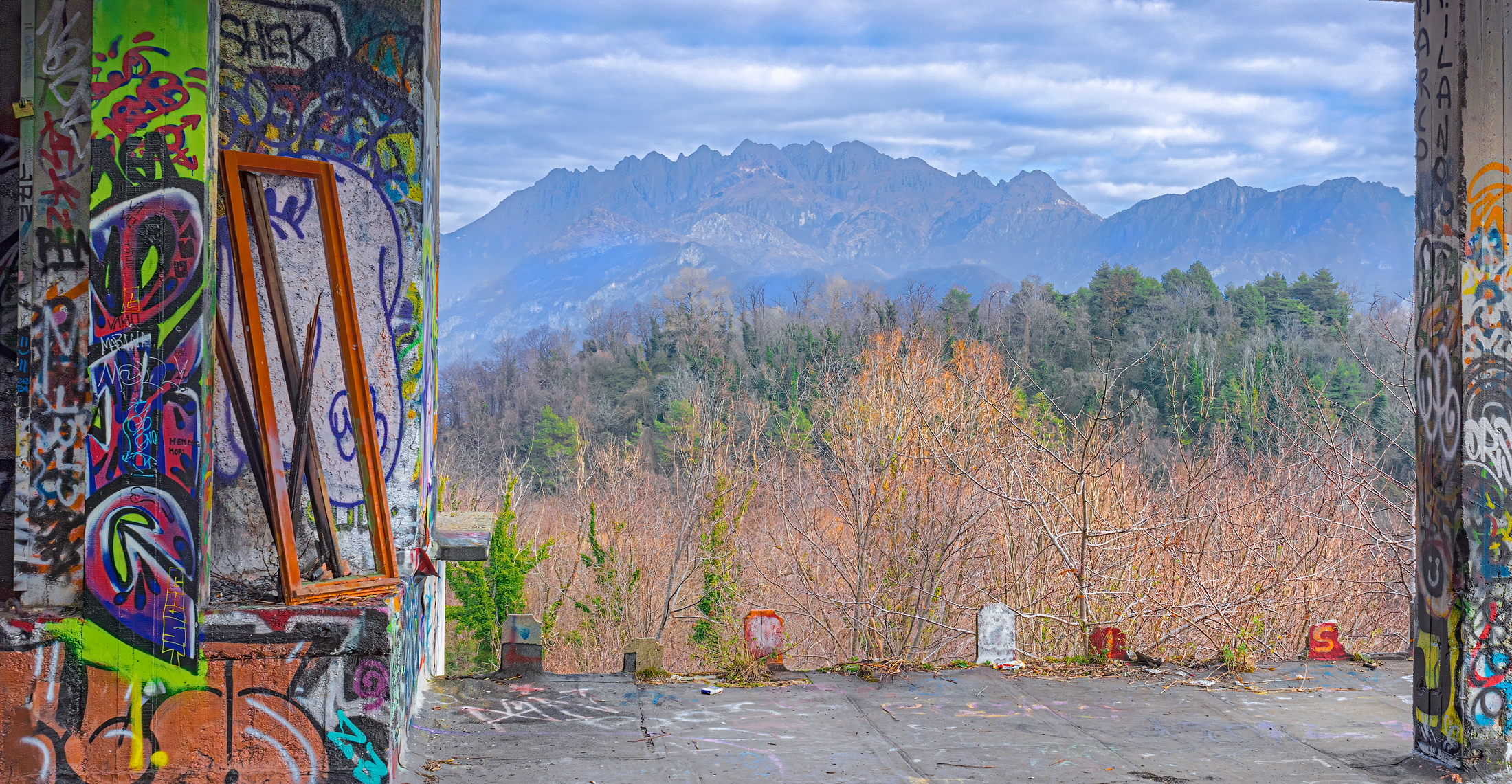 A window on the Resegone