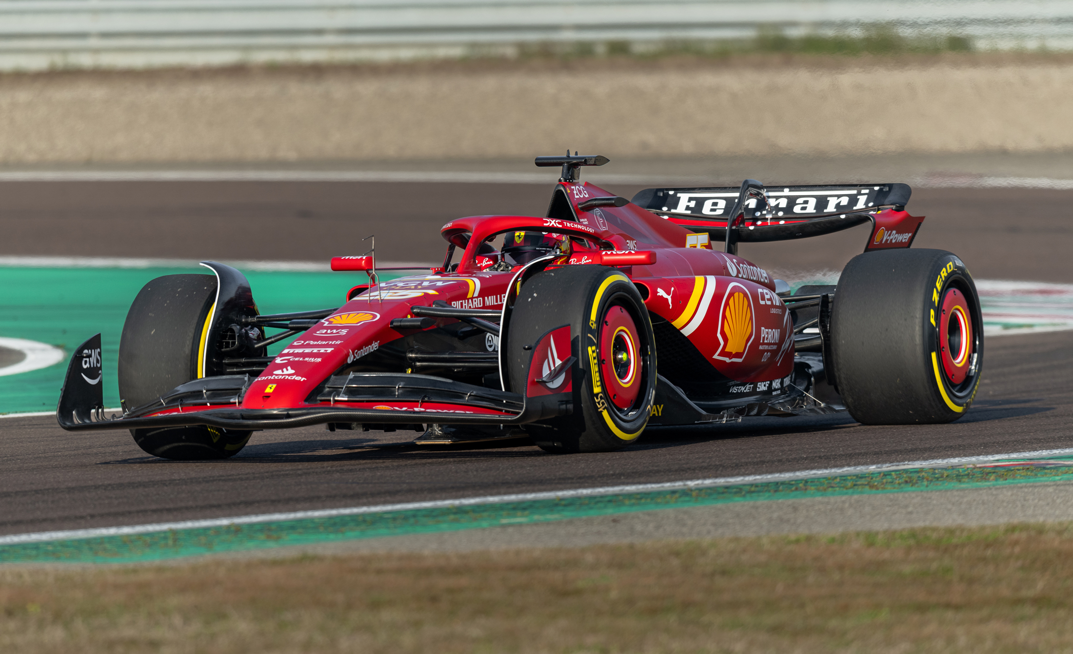 Carlos Sainz 55 - Filming day sf-24