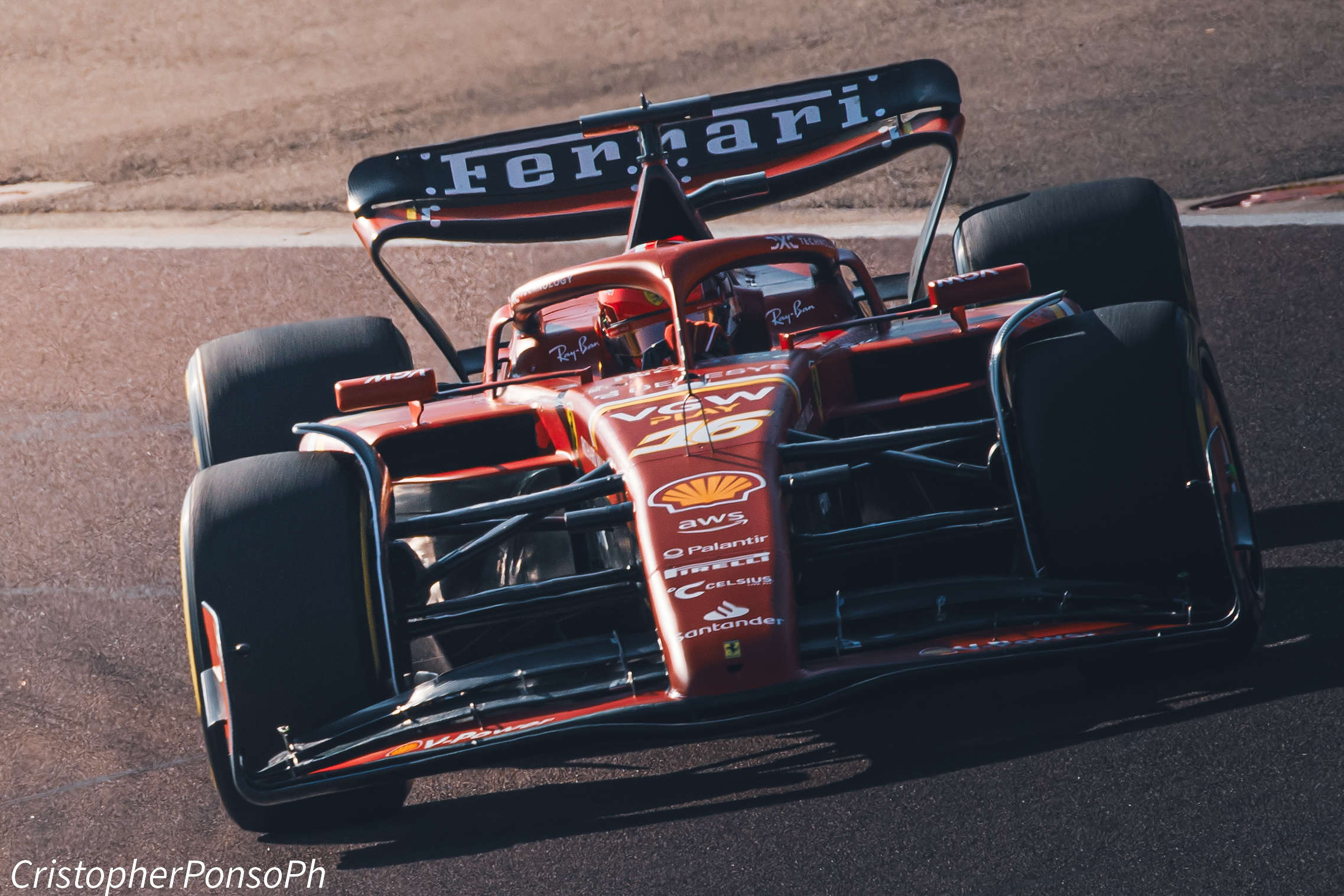 Charles Leclerc Filming day 2024