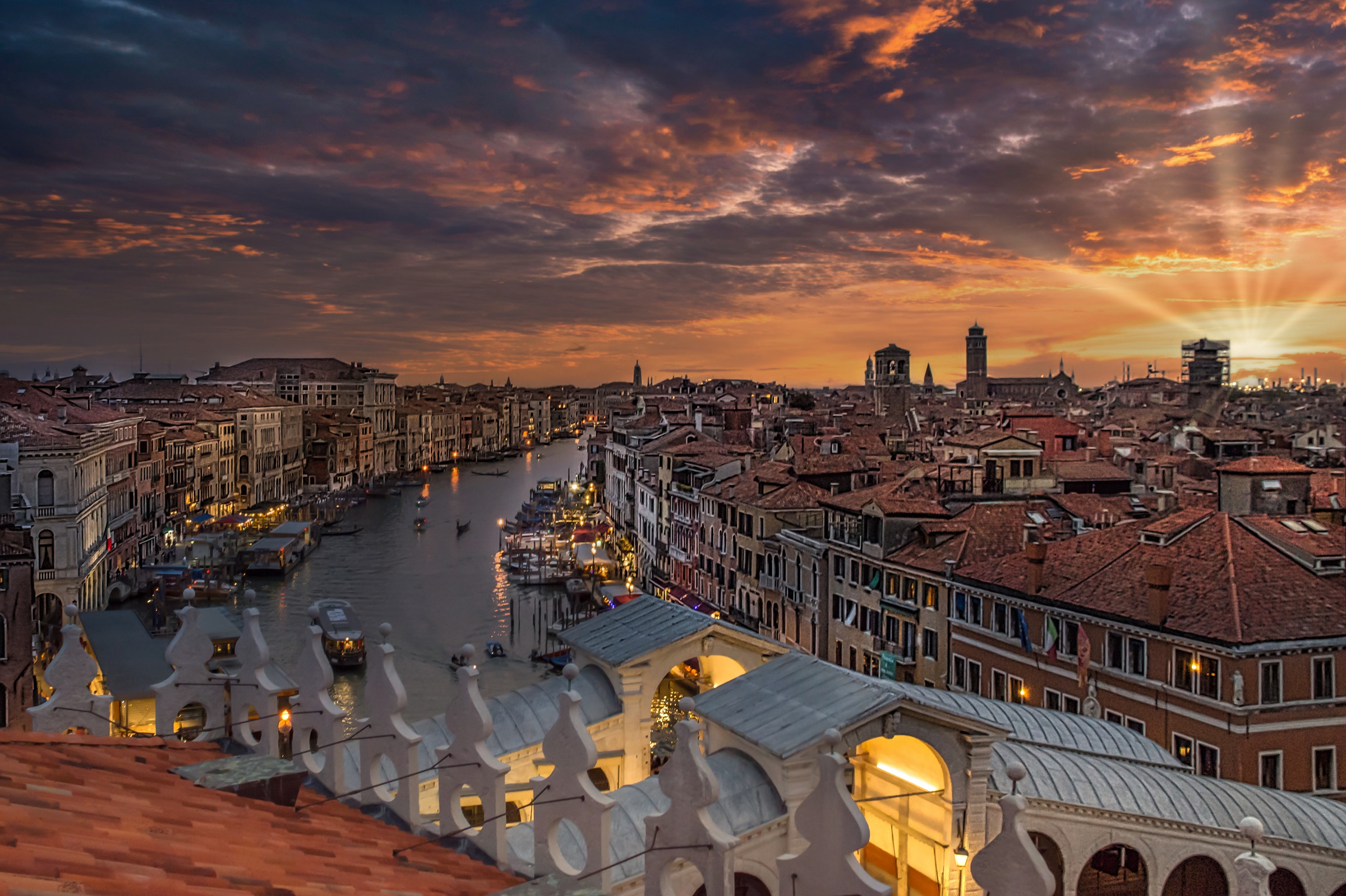 Tramonto sul Canal Grande