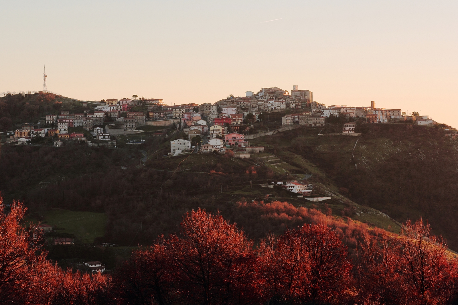 Rocca Massima LT al tramonto