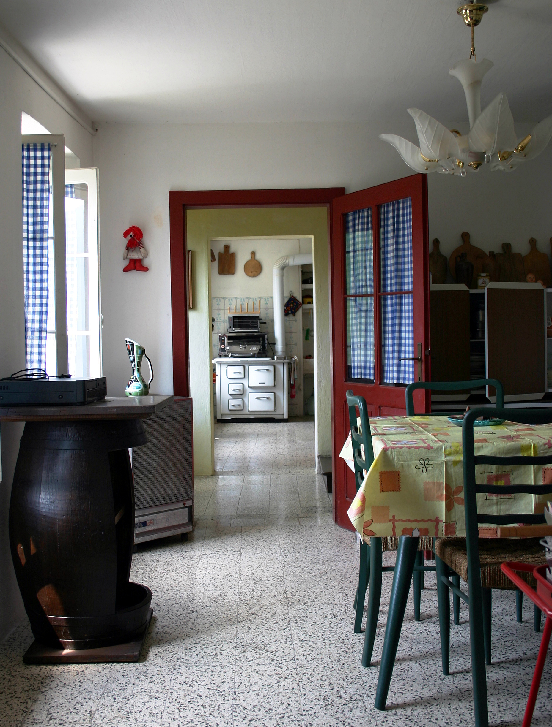 Interno tipico di casa del Parco Dolomiti Bellunesi