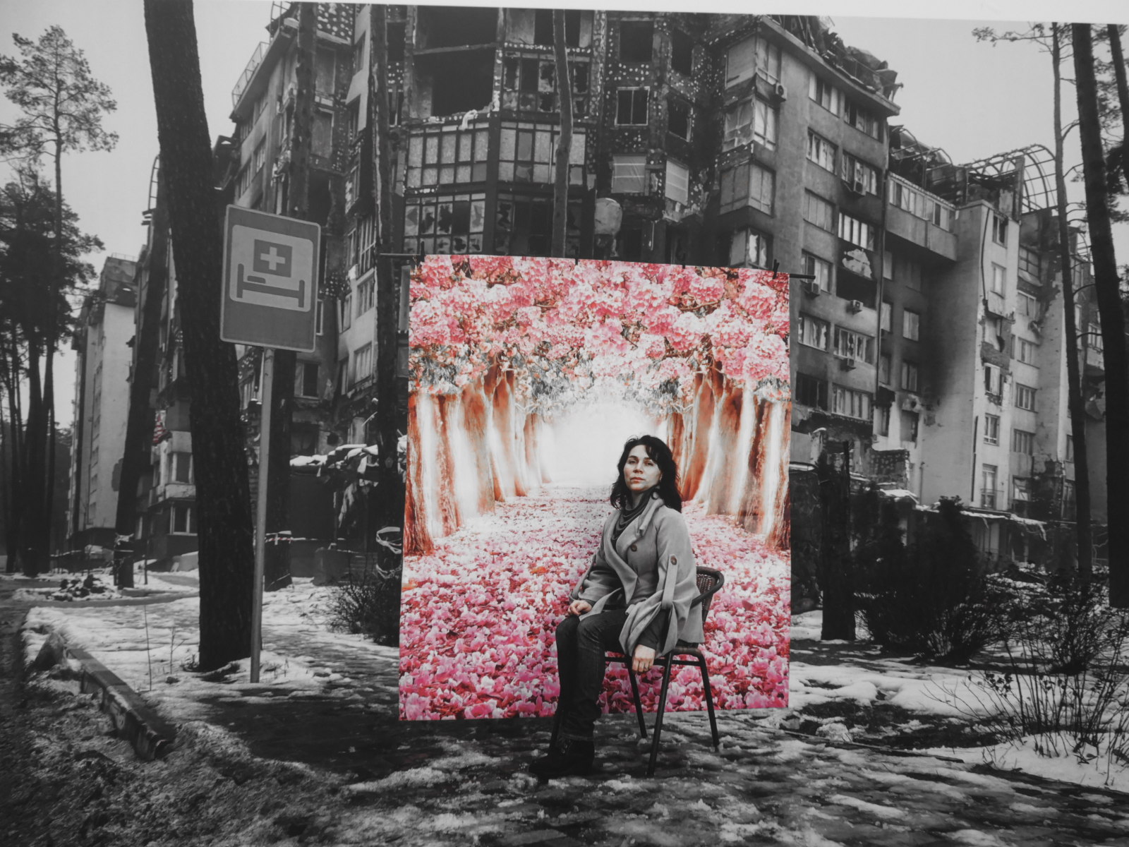 Ukraina's war - Alena Grom-Gare de l Est Paris