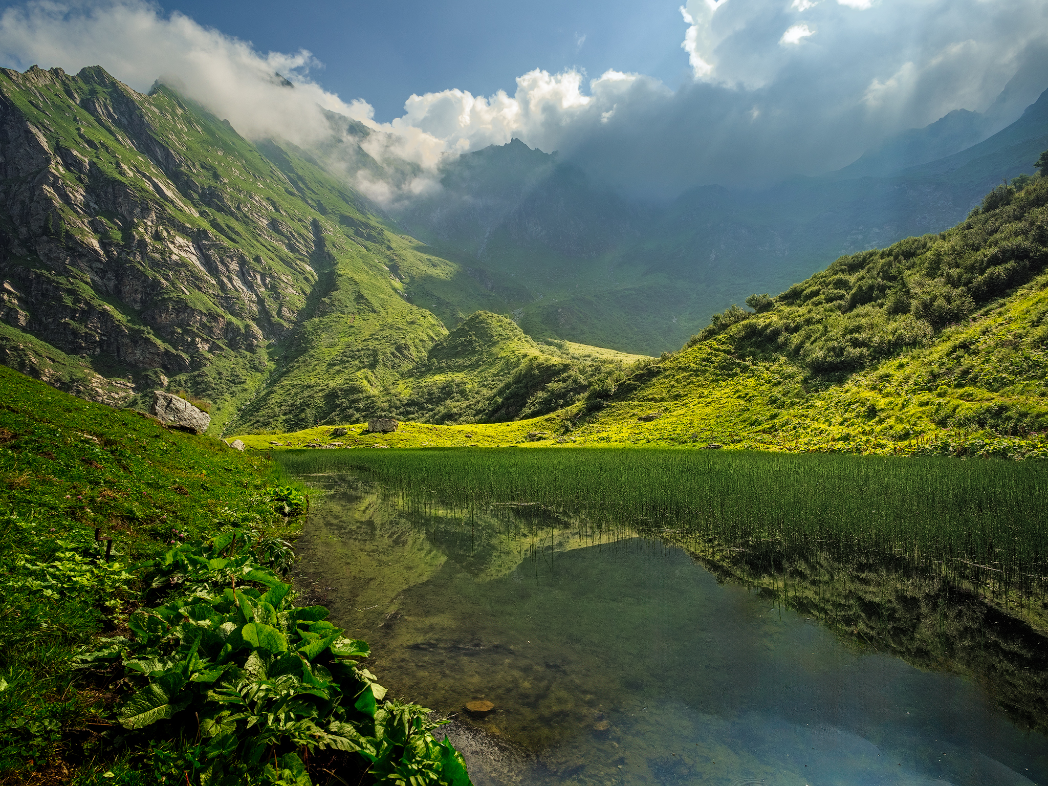 Il laghetto dell'Alpe Campo in Valsesia ...