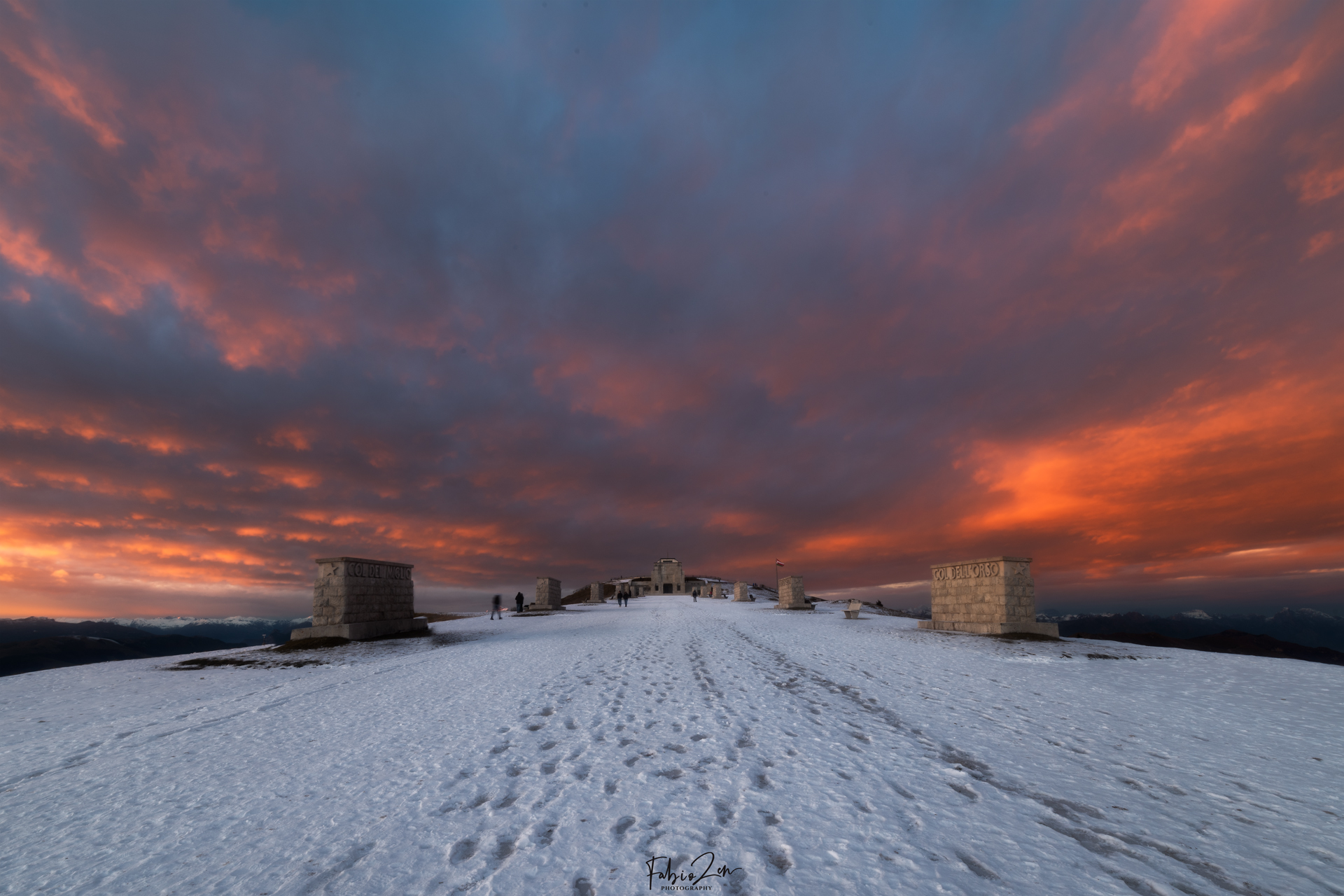 Sunset from Monte Grappa