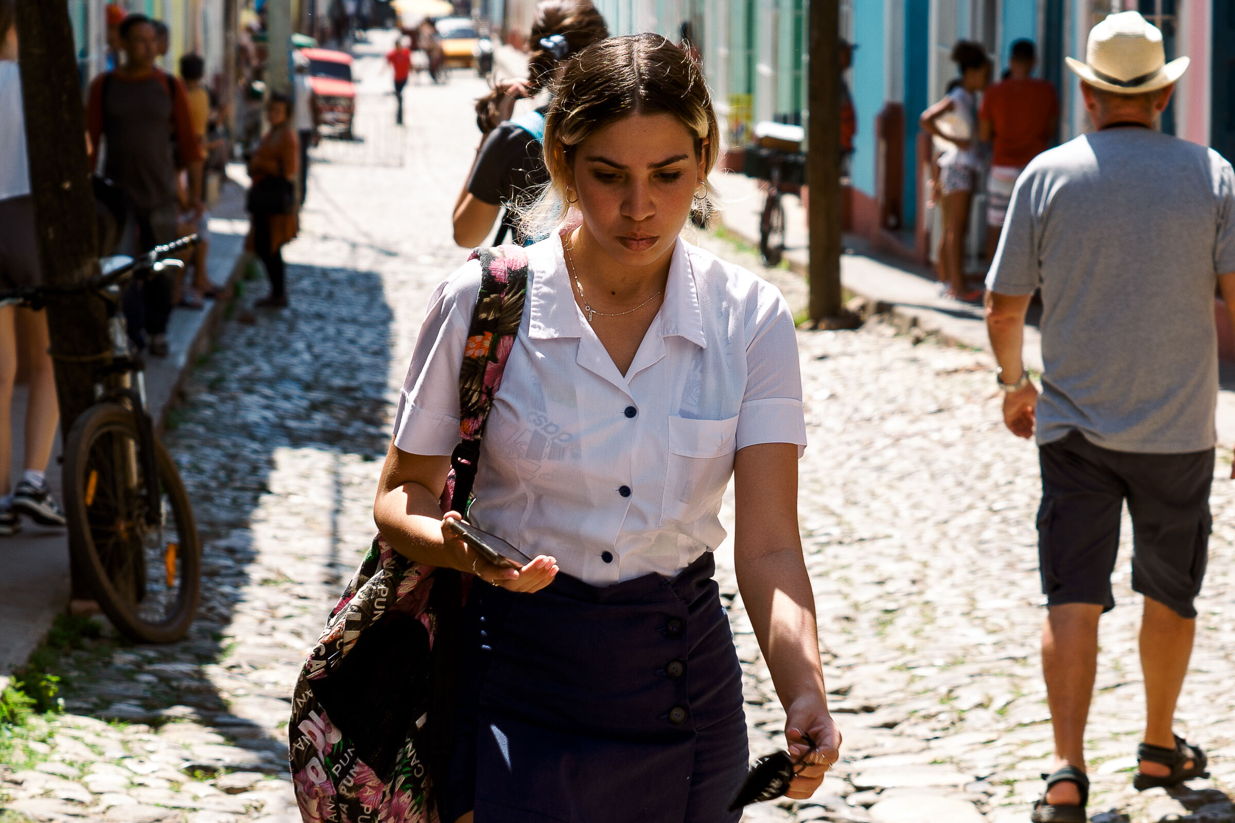 All'uscita di scuola a Trinidad
