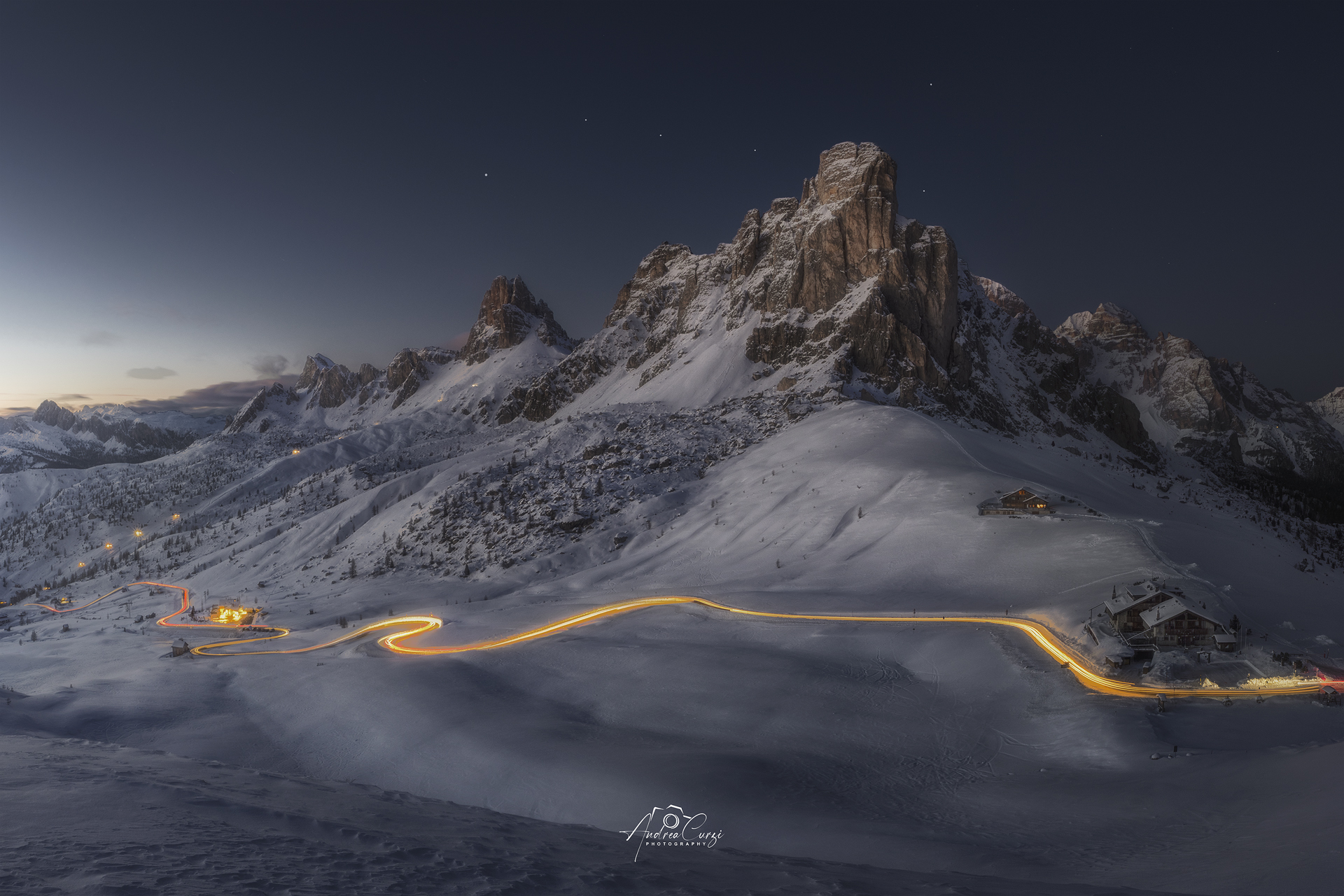 Blue Hour at the Giau Pass