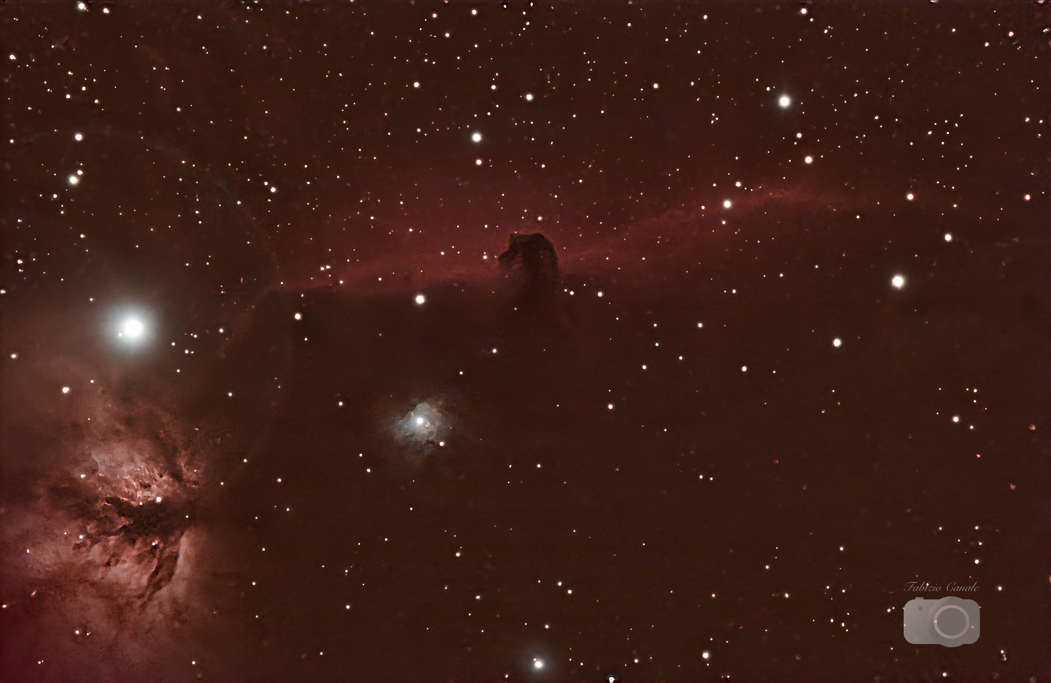 ic434 Nebulosa Testa di Cavallo e Fianma