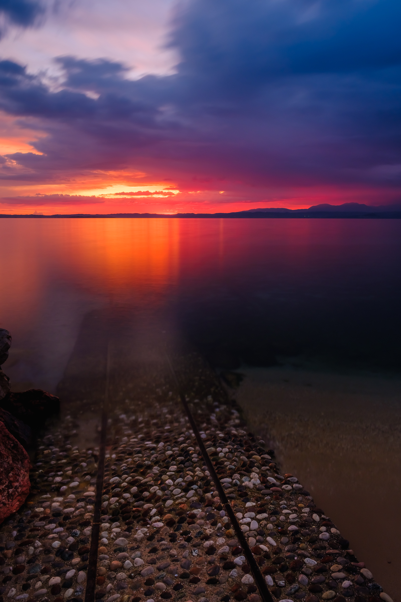 Sunset before the storm