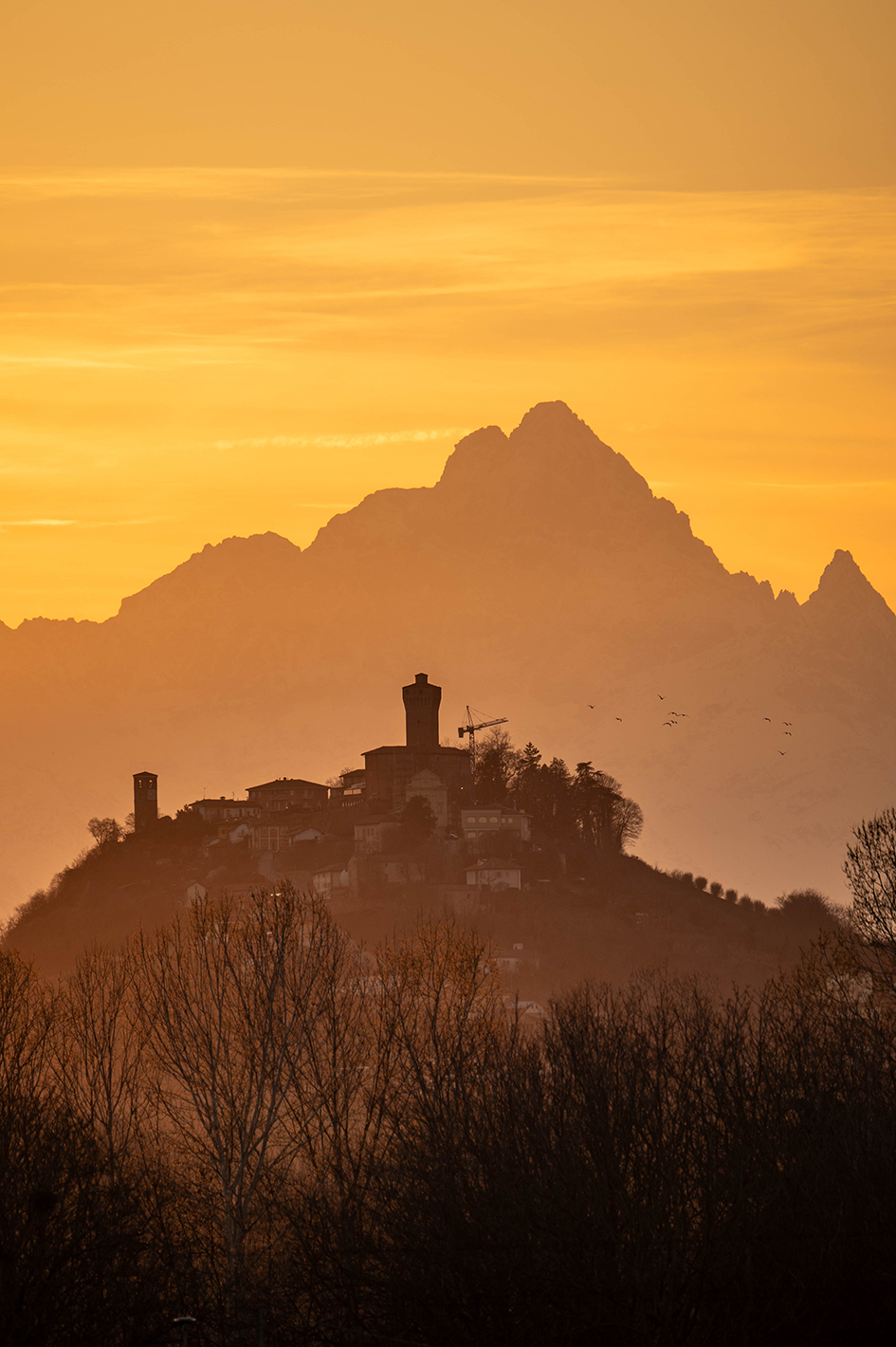 Sunset in the presence of the King