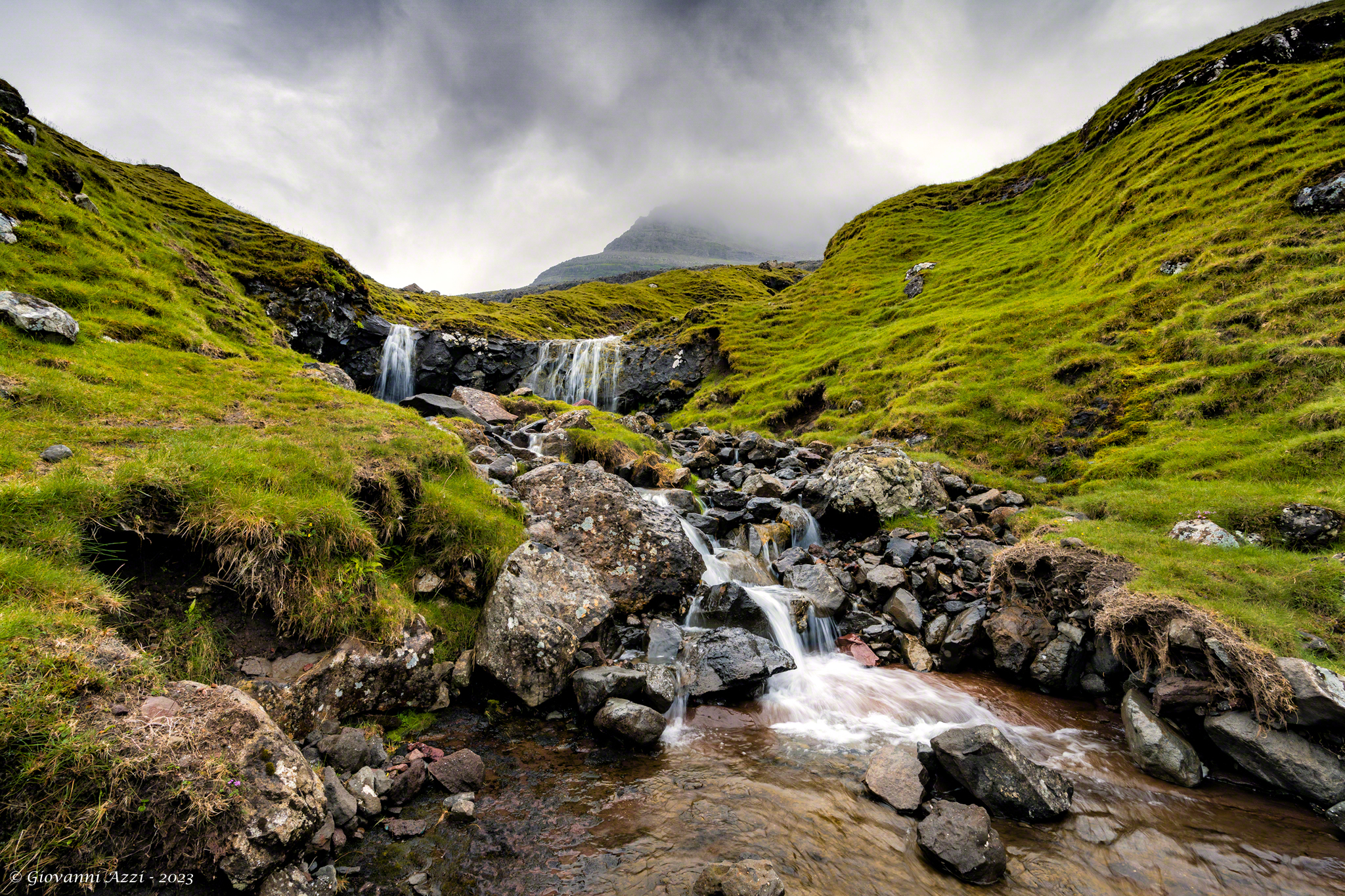 Small Faroese waterfalls