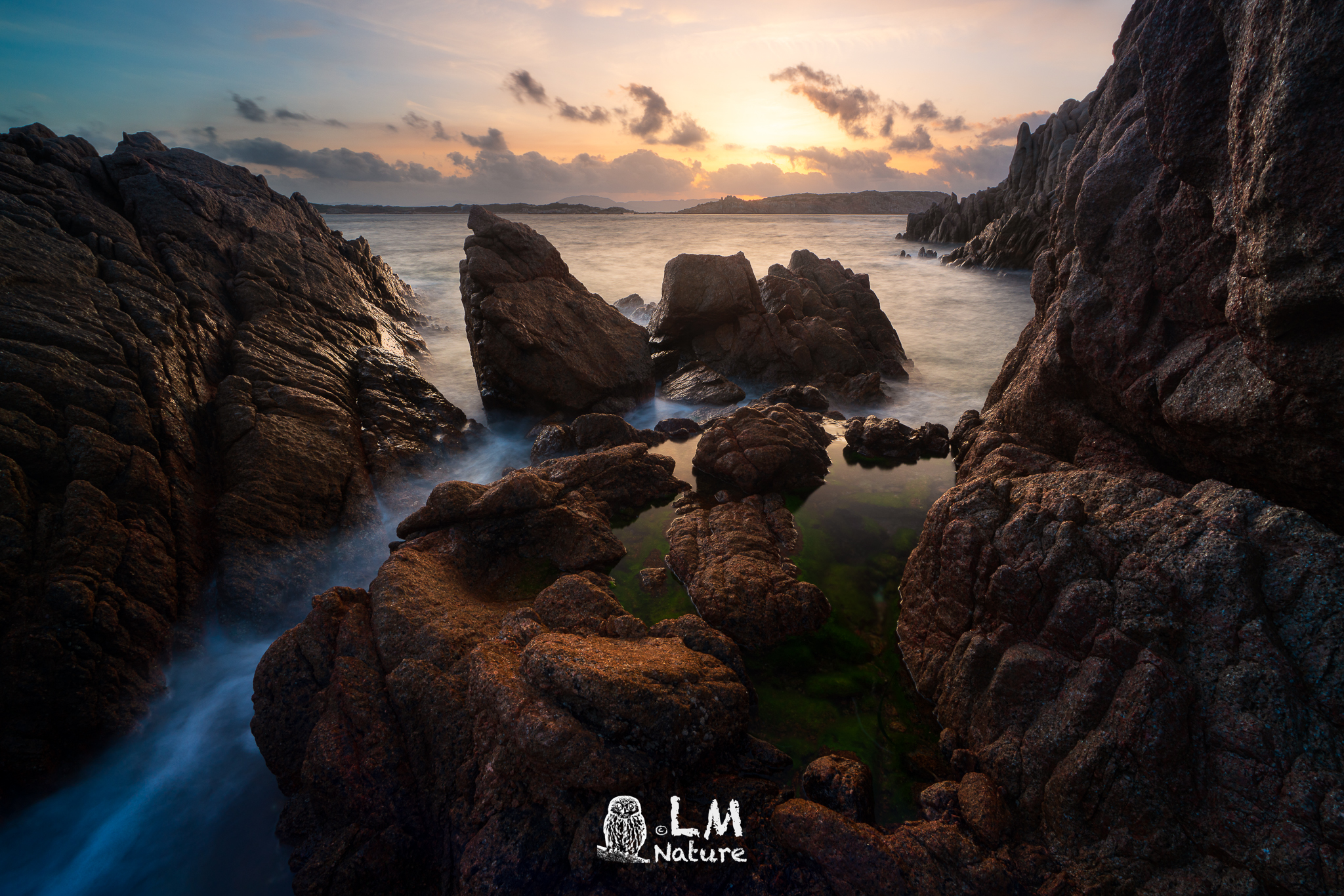 Sunset at Cala Marginetto