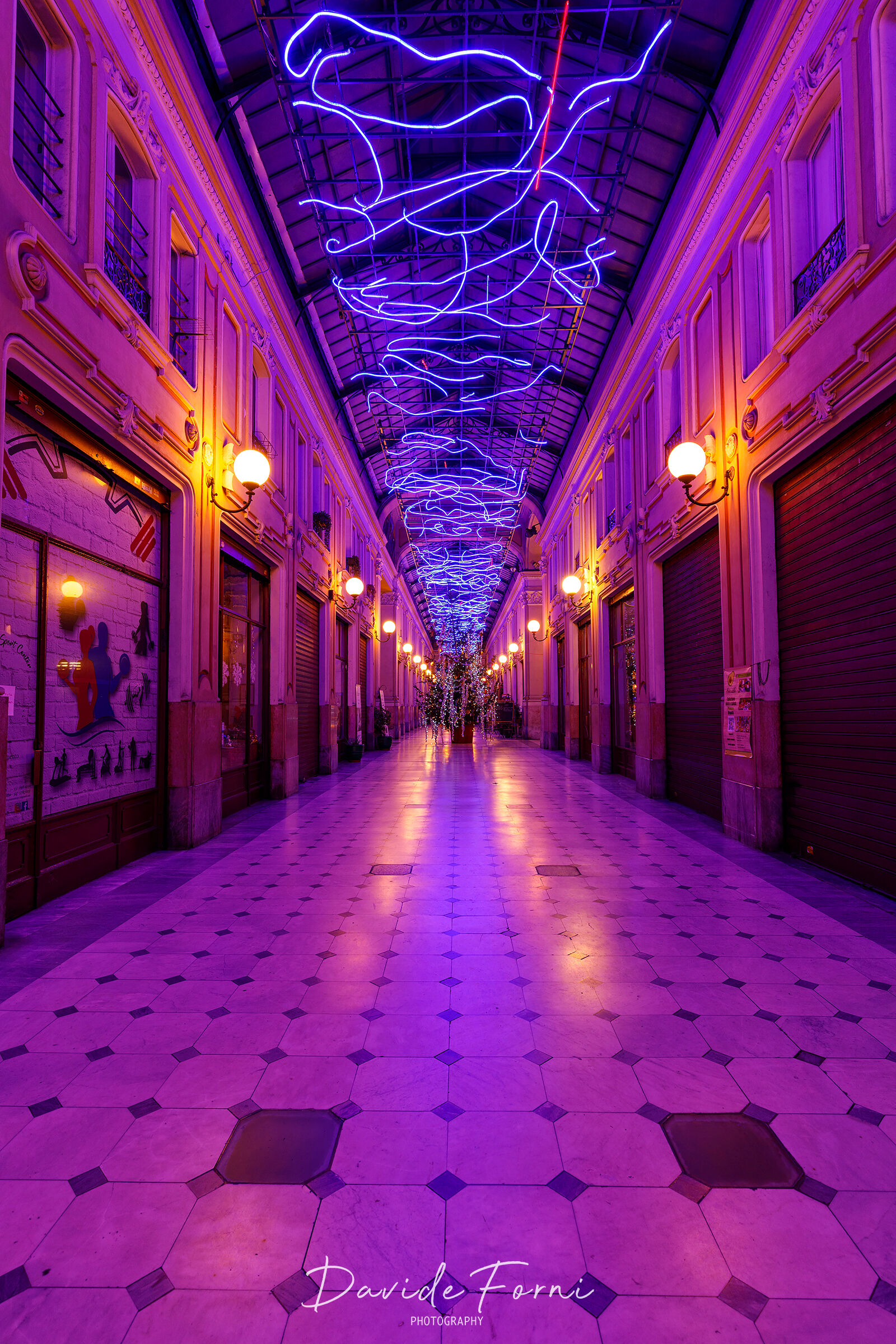 Luci d'artista 2024 in Turin - Galleria Umberto I
